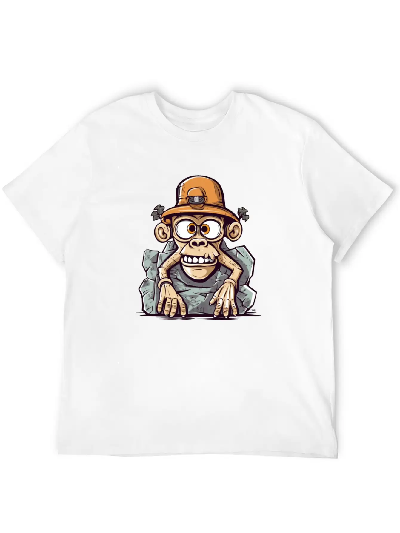 Stone Monkey Unisex Casual T-Shirt – Clean Design For Daily Comfort