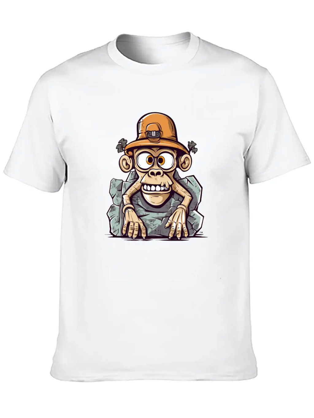 Stone Monkey Unisex Casual T-Shirt – Clean Design For Daily Comfort
