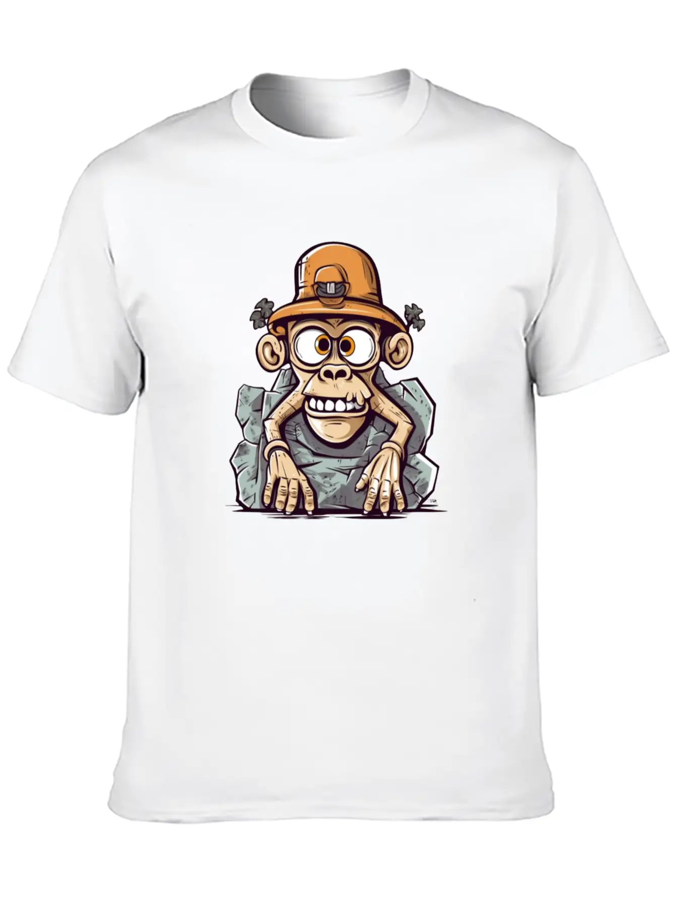 Stone Monkey Unisex Casual T-Shirt – Clean Design For Daily Comfort