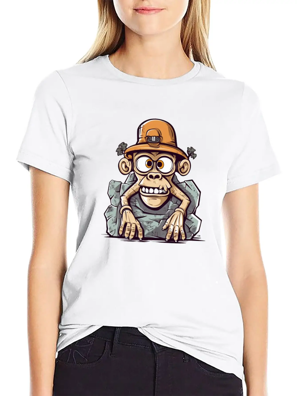 Stone Monkey Unisex Casual T-Shirt – Clean Design For Daily Comfort