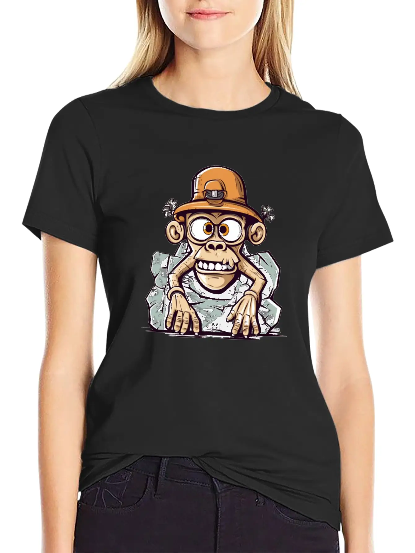Stone Monkey Unisex Casual T-Shirt – Clean Design For Daily Comfort