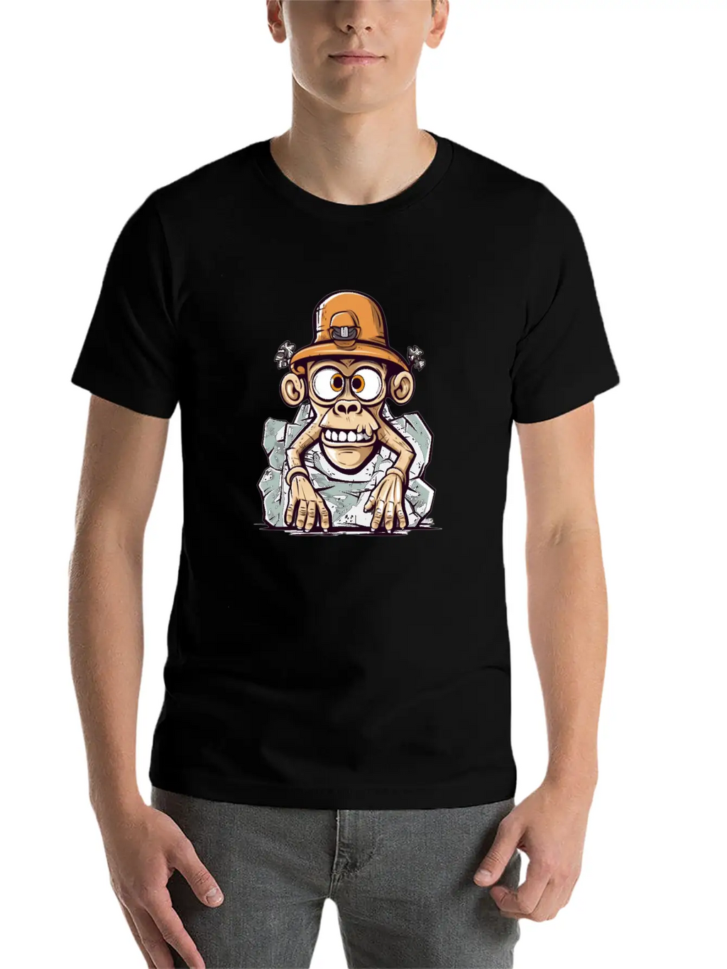 Stone Monkey Unisex Casual T-Shirt – Clean Design For Daily Comfort