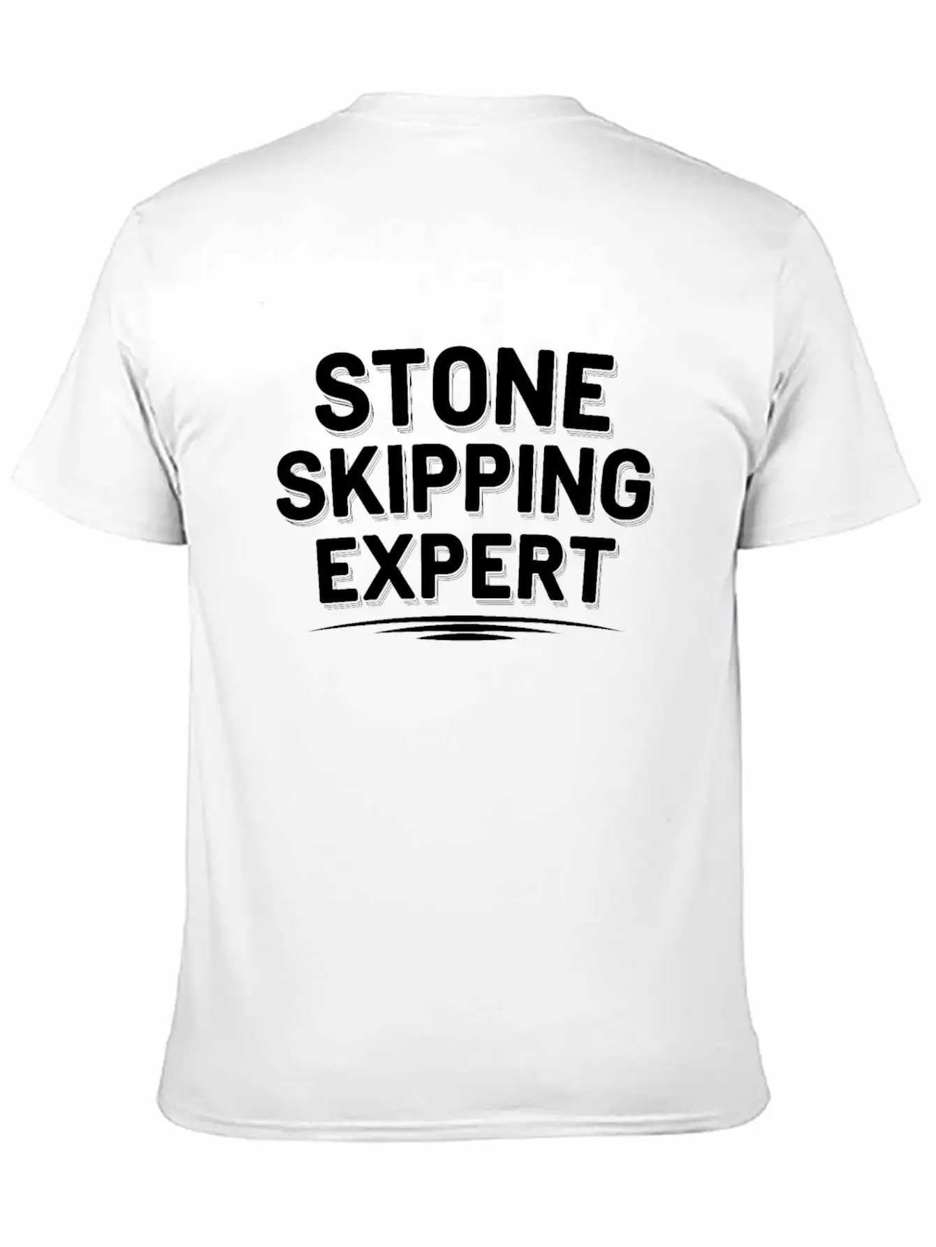 Stone Skipping Rock Skimming Outdoor Hobby Stone Casual Graphic T-Shirt – Simple And Comfortable Daily Wear
