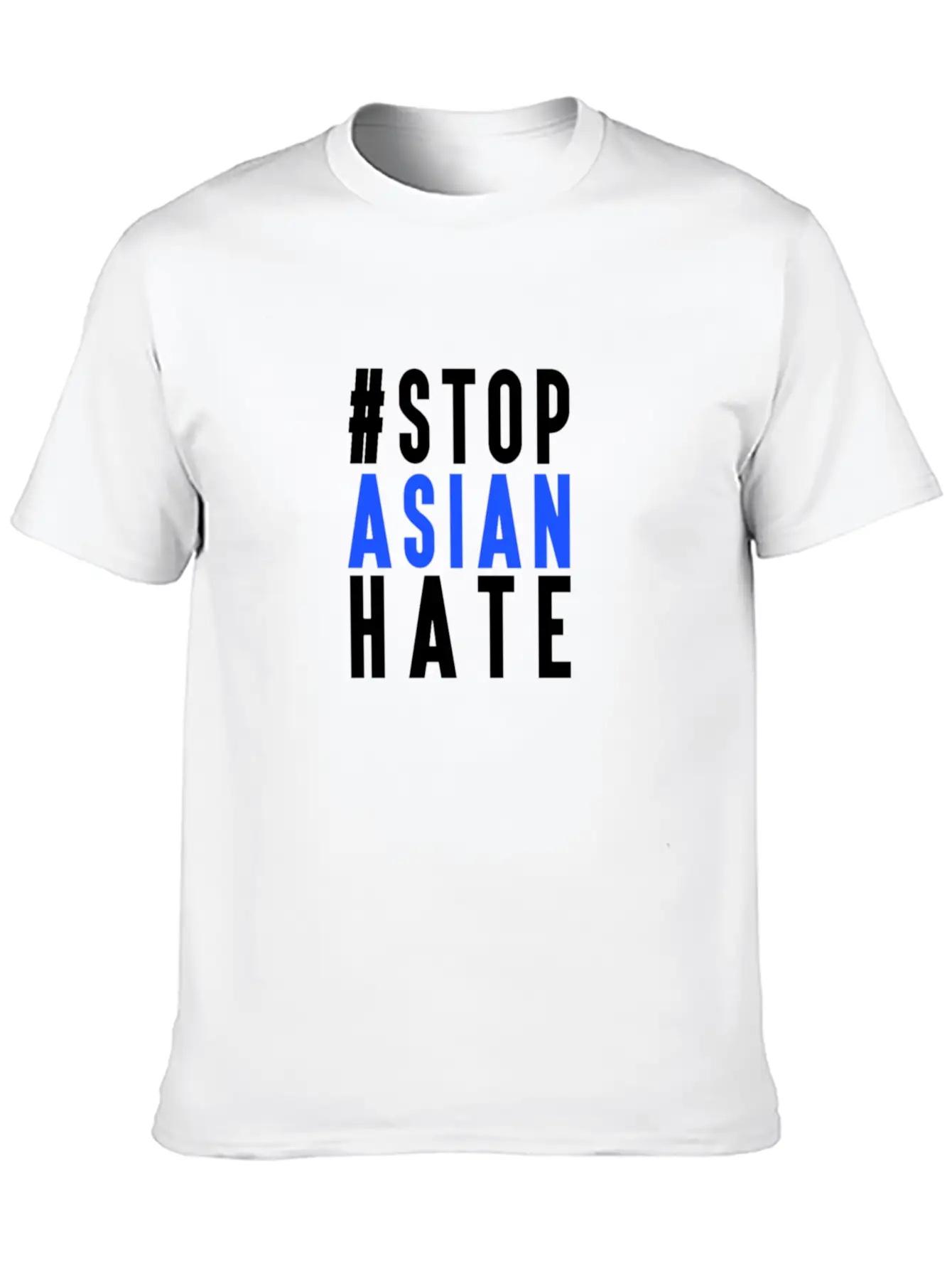 Stop Asian Hate Casual Graphic T-Shirt – Simple And Comfortable Daily Wear