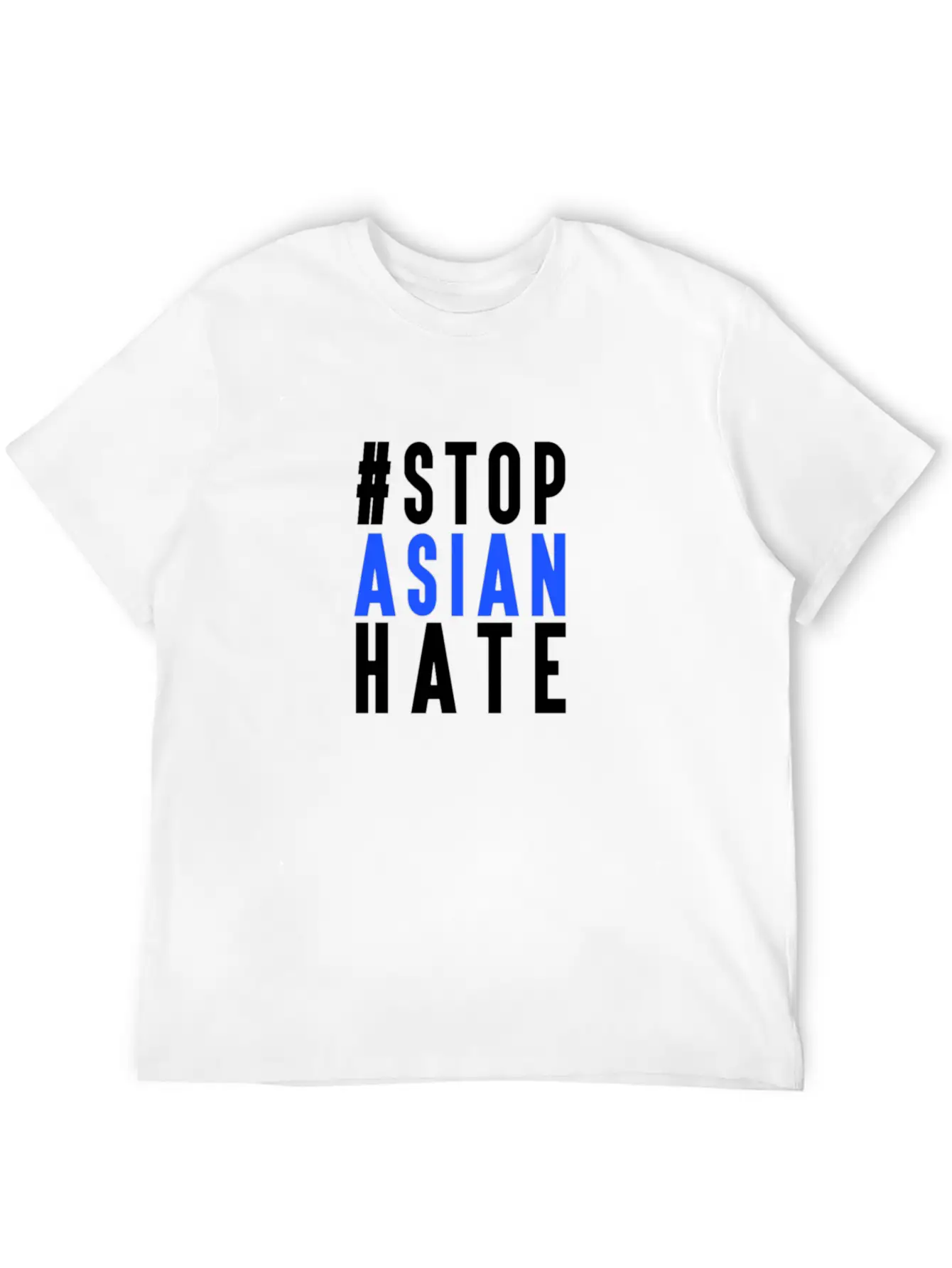 Stop Asian Hate Casual Graphic T-Shirt – Simple And Comfortable Daily Wear