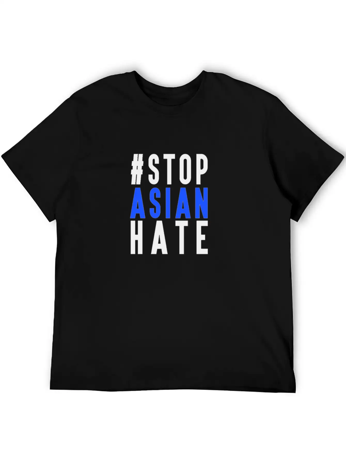 Stop Asian Hate Casual Graphic T-Shirt – Simple And Comfortable Daily Wear