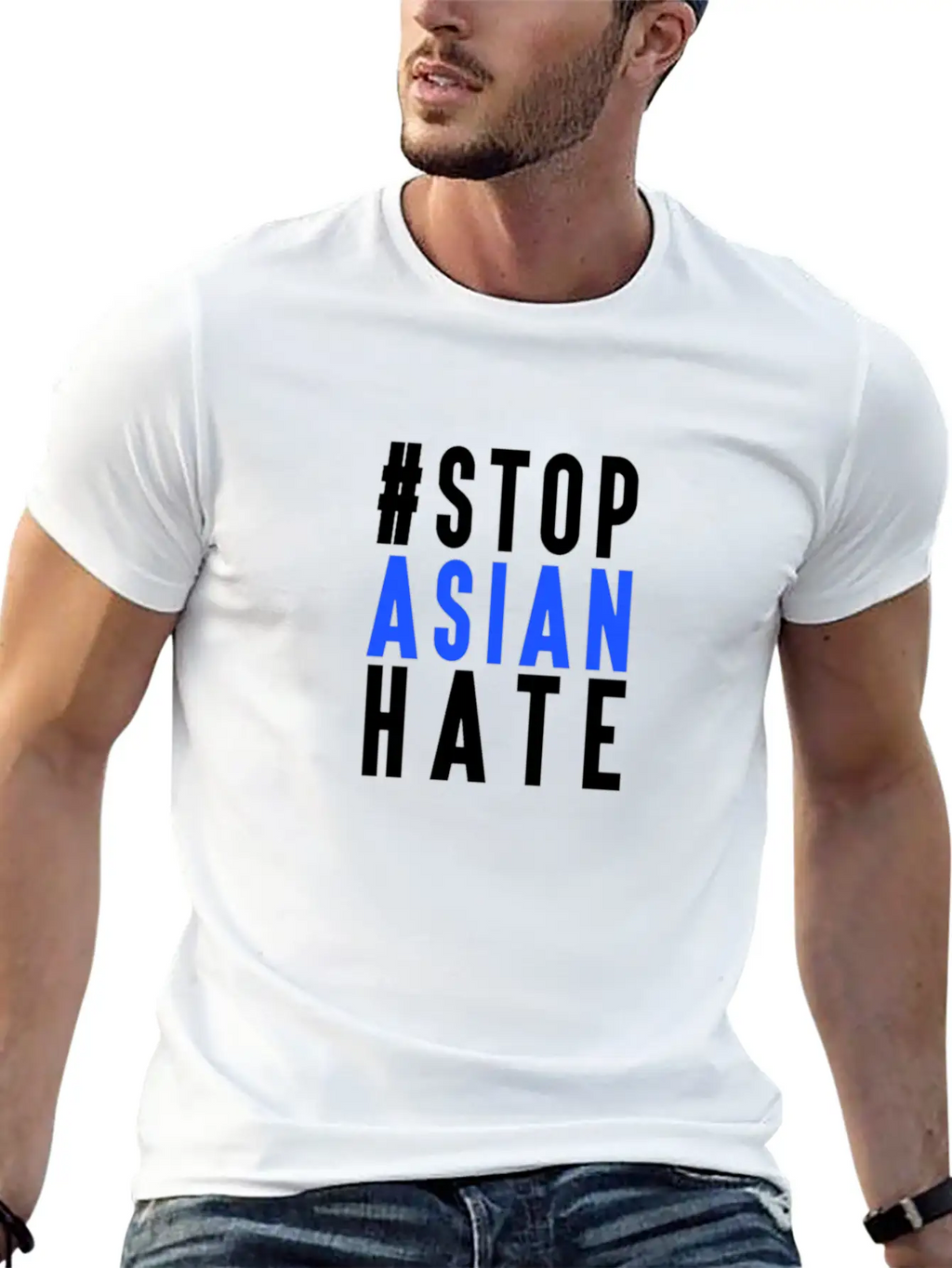 Stop Asian Hate Casual Graphic T-Shirt – Simple And Comfortable Daily Wear