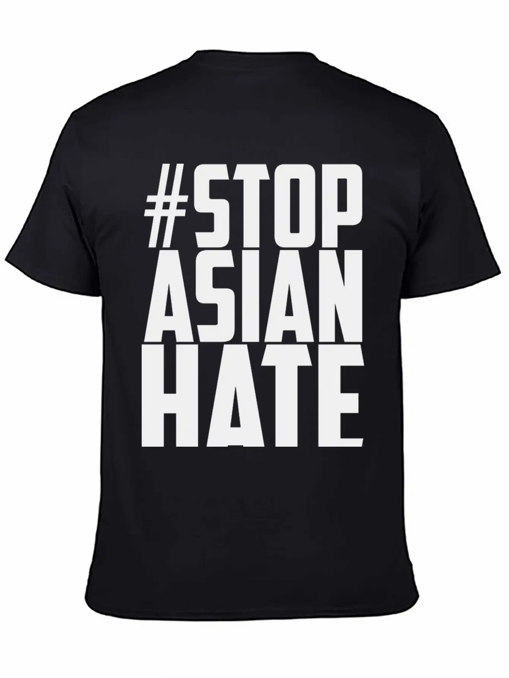 STOP ASIAN HATE Unisex Casual T-Shirt – Clean Design For Daily Comfort