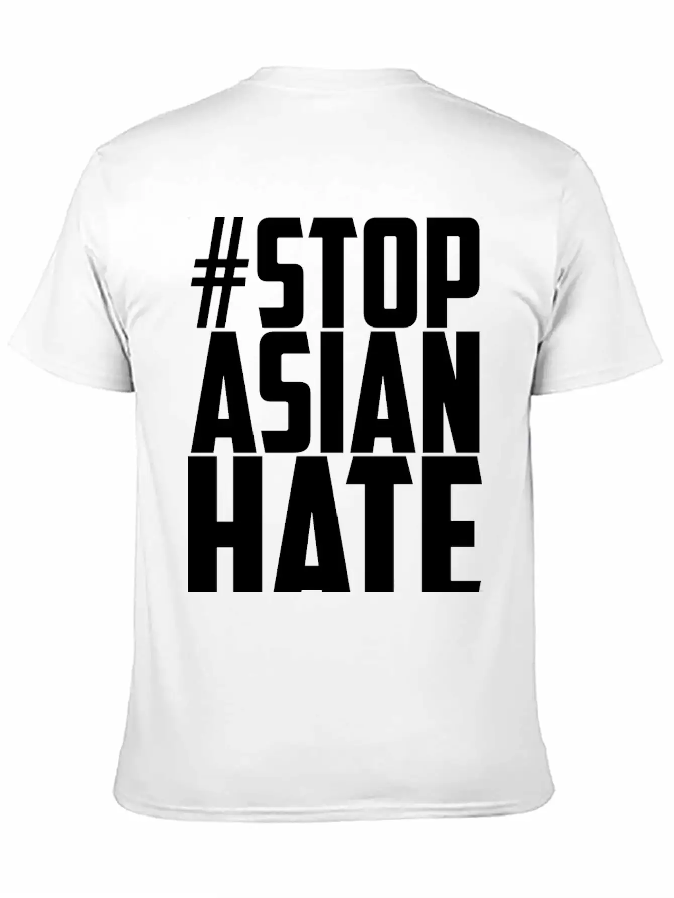 STOP ASIAN HATE Unisex Casual T-Shirt – Clean Design For Daily Comfort