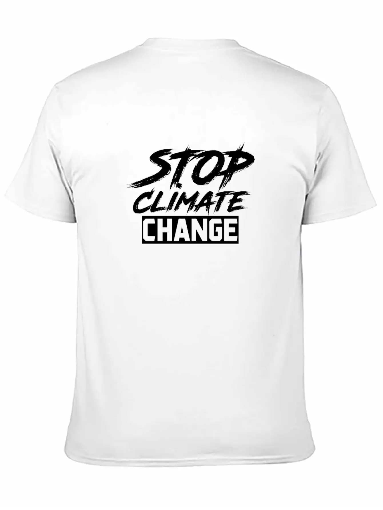 Stop Climate Change Unisex Casual T-Shirt – Clean Design For Daily Comfort