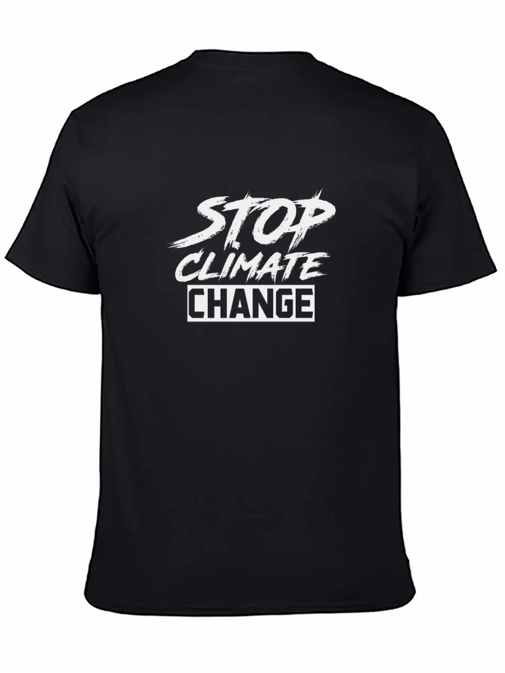 Stop Climate Change Unisex Casual T-Shirt – Clean Design For Daily Comfort