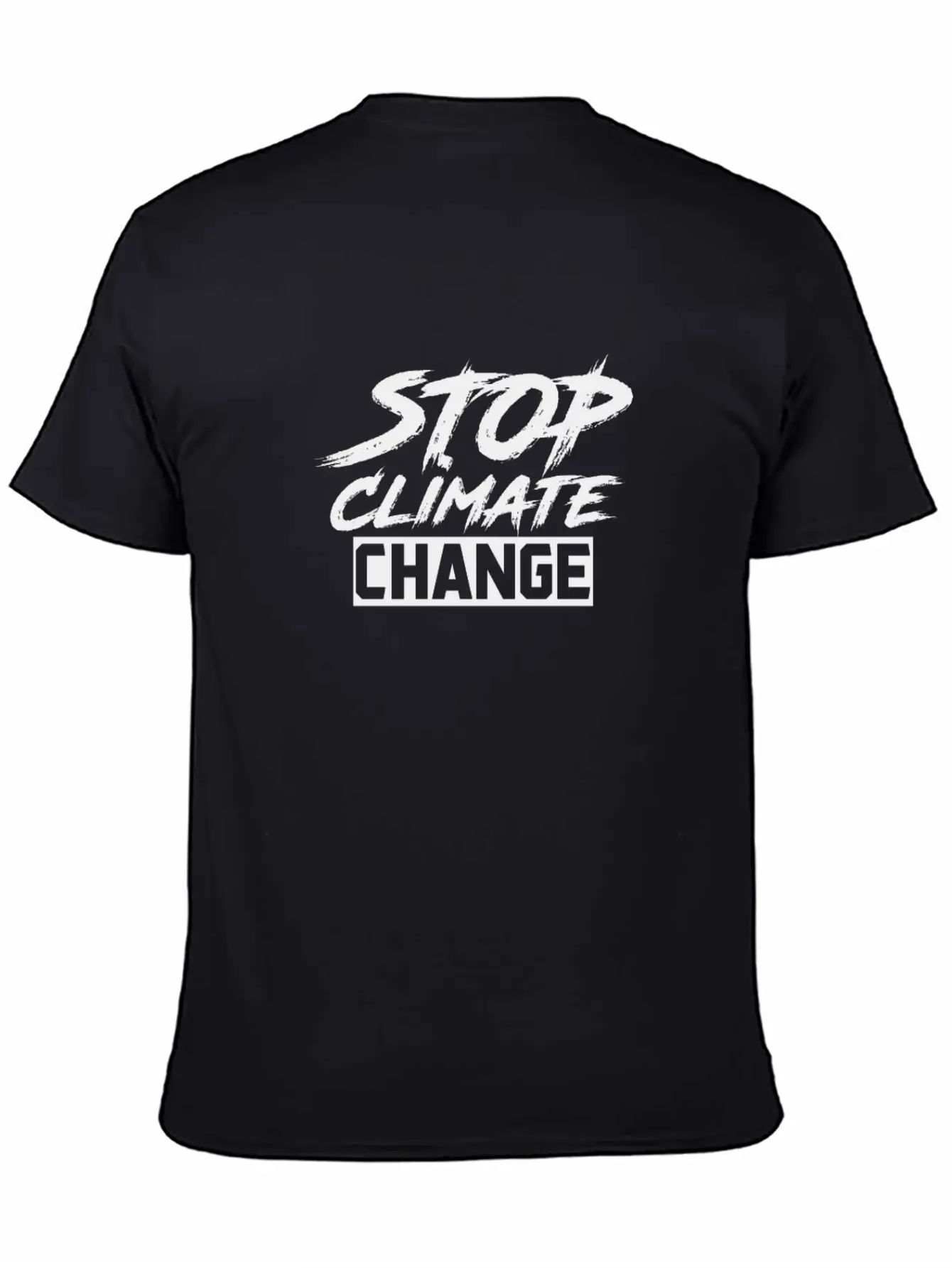 Stop Climate Change Unisex Casual T-Shirt – Clean Design For Daily Comfort