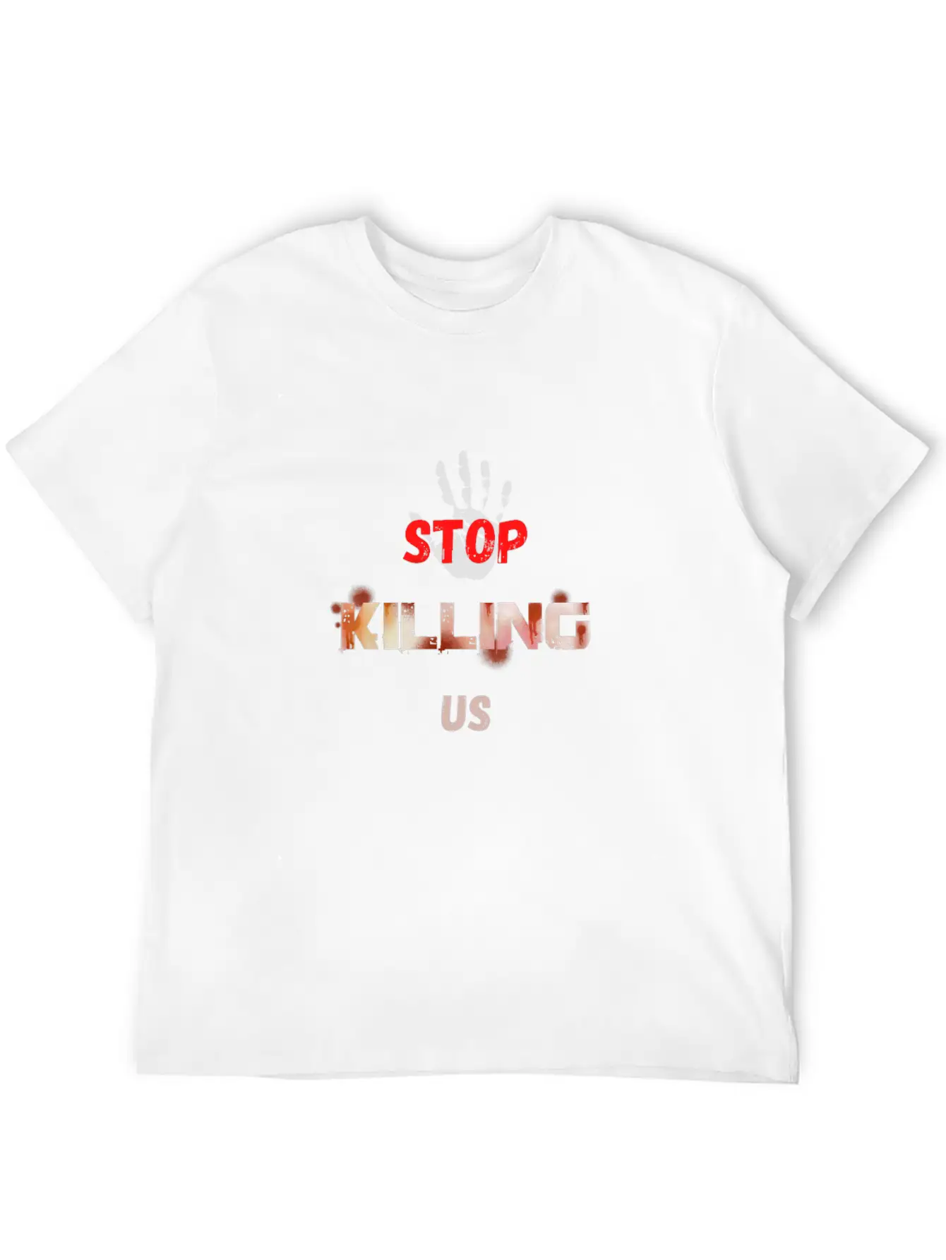 Stop Killing Us Stylish Everyday T-Shirt – Unisex Basic Cotton Tee