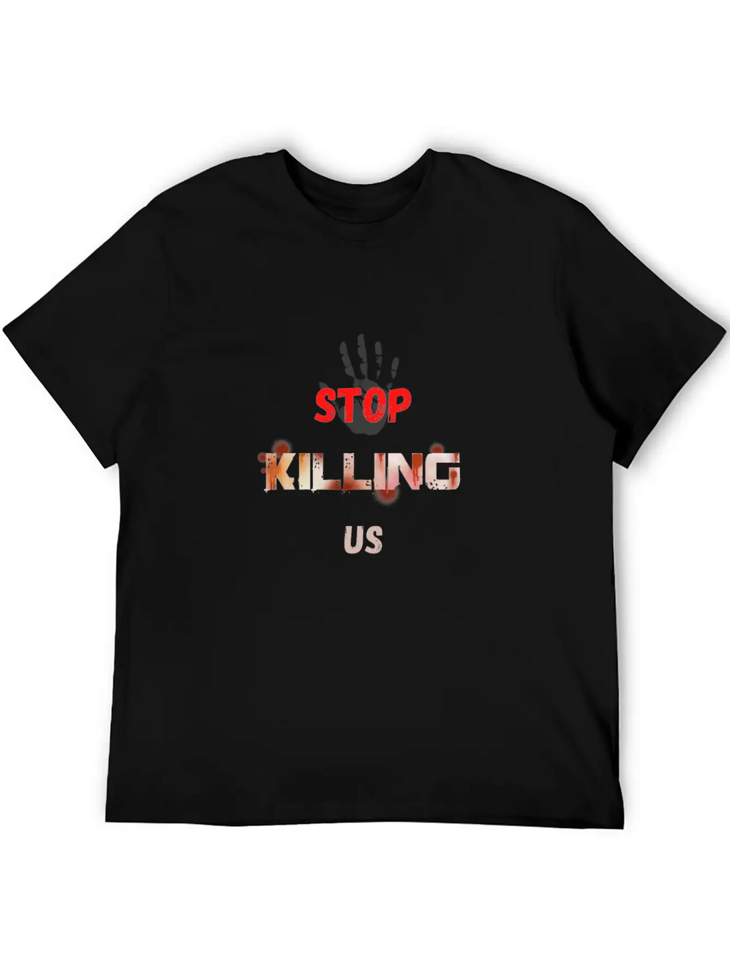 Stop Killing Us Stylish Everyday T-Shirt – Unisex Basic Cotton Tee