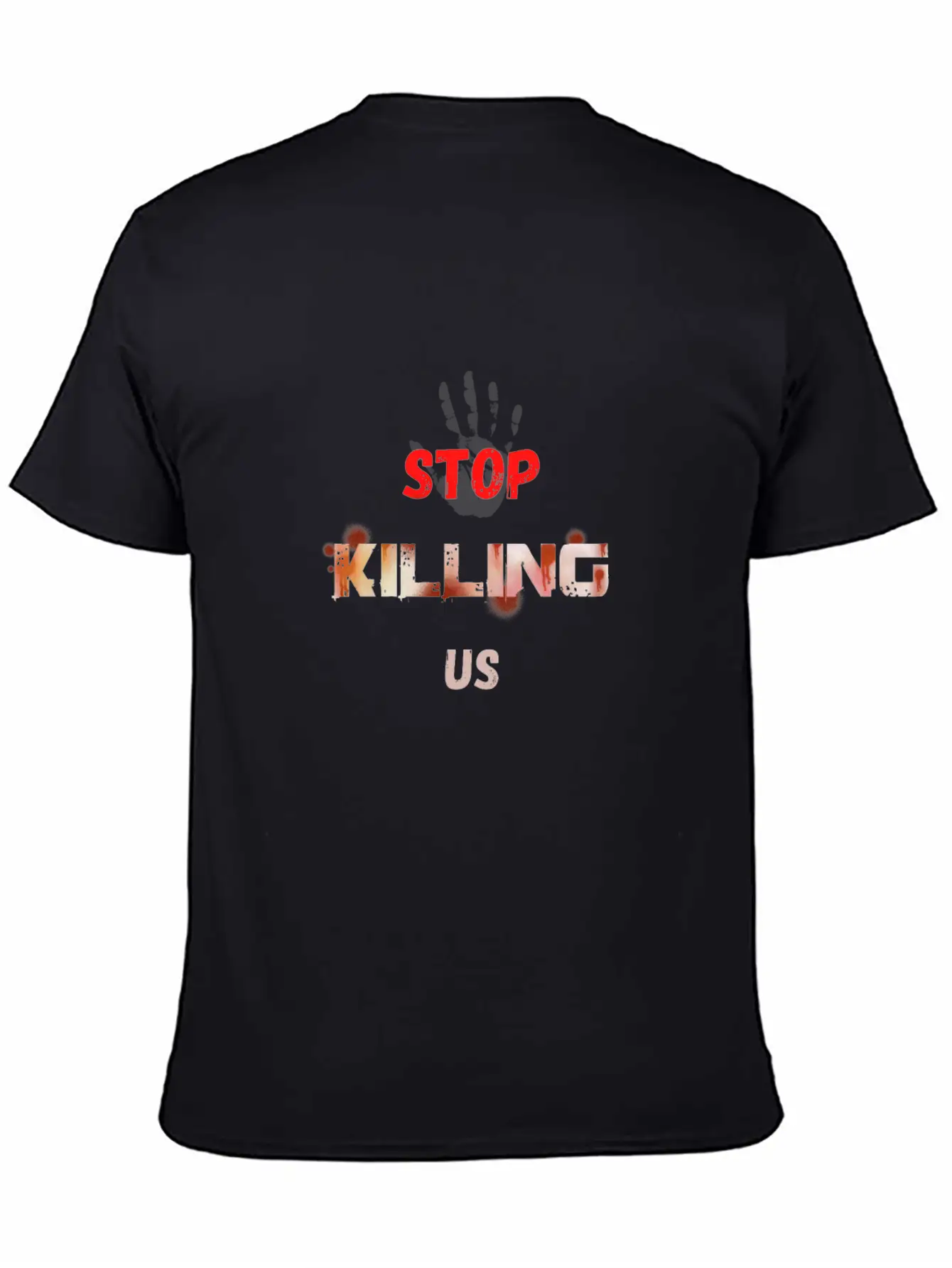 Stop Killing Us Stylish Everyday T-Shirt – Unisex Basic Cotton Tee