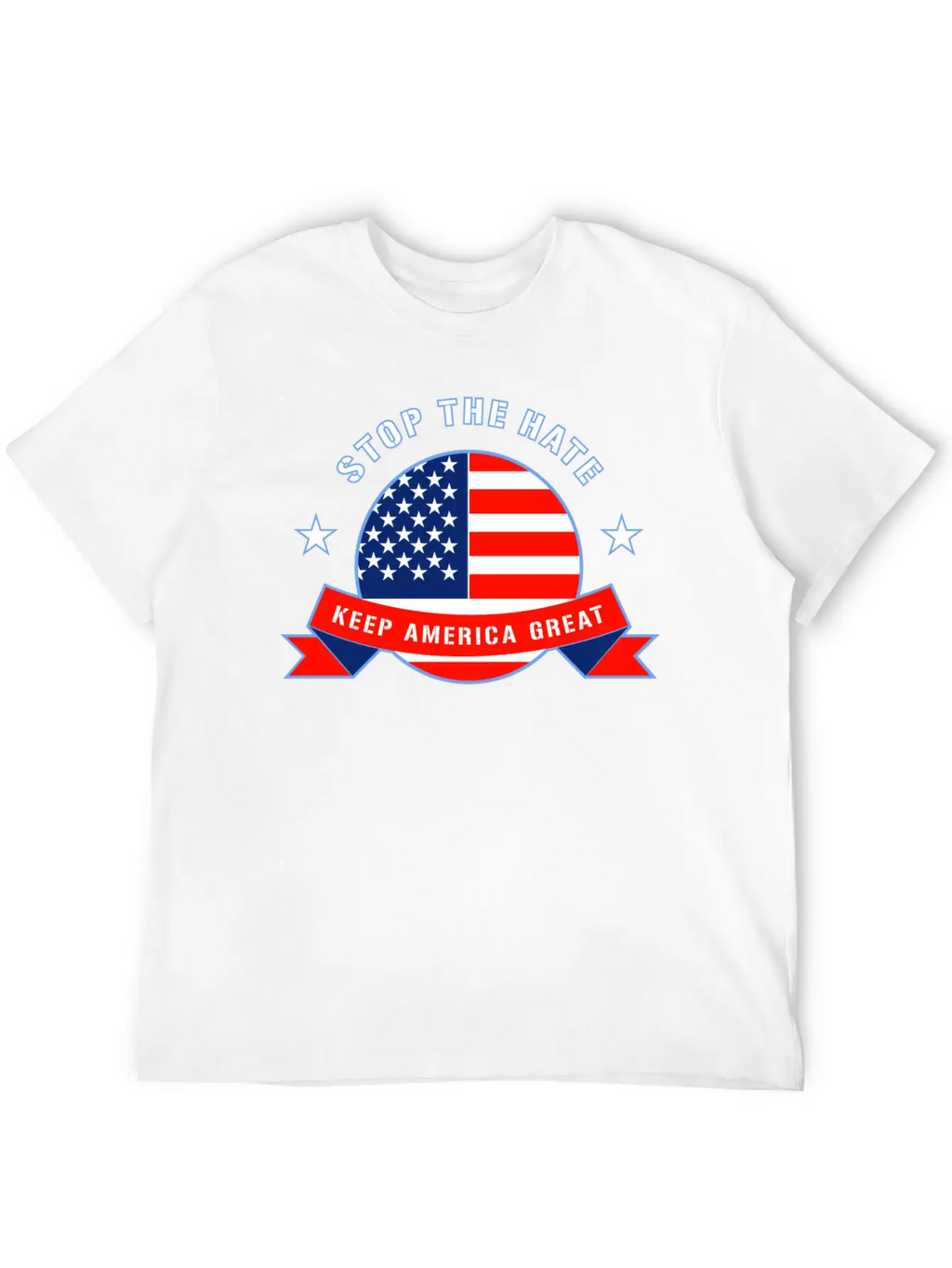 Stop The Hate Unisex Short Sleeve Soft Cotton T-Shirt – Casual Everyday Wear