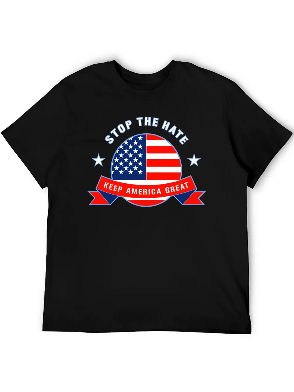 Stop The Hate Unisex Short Sleeve Soft Cotton T-Shirt – Casual Everyday Wear
