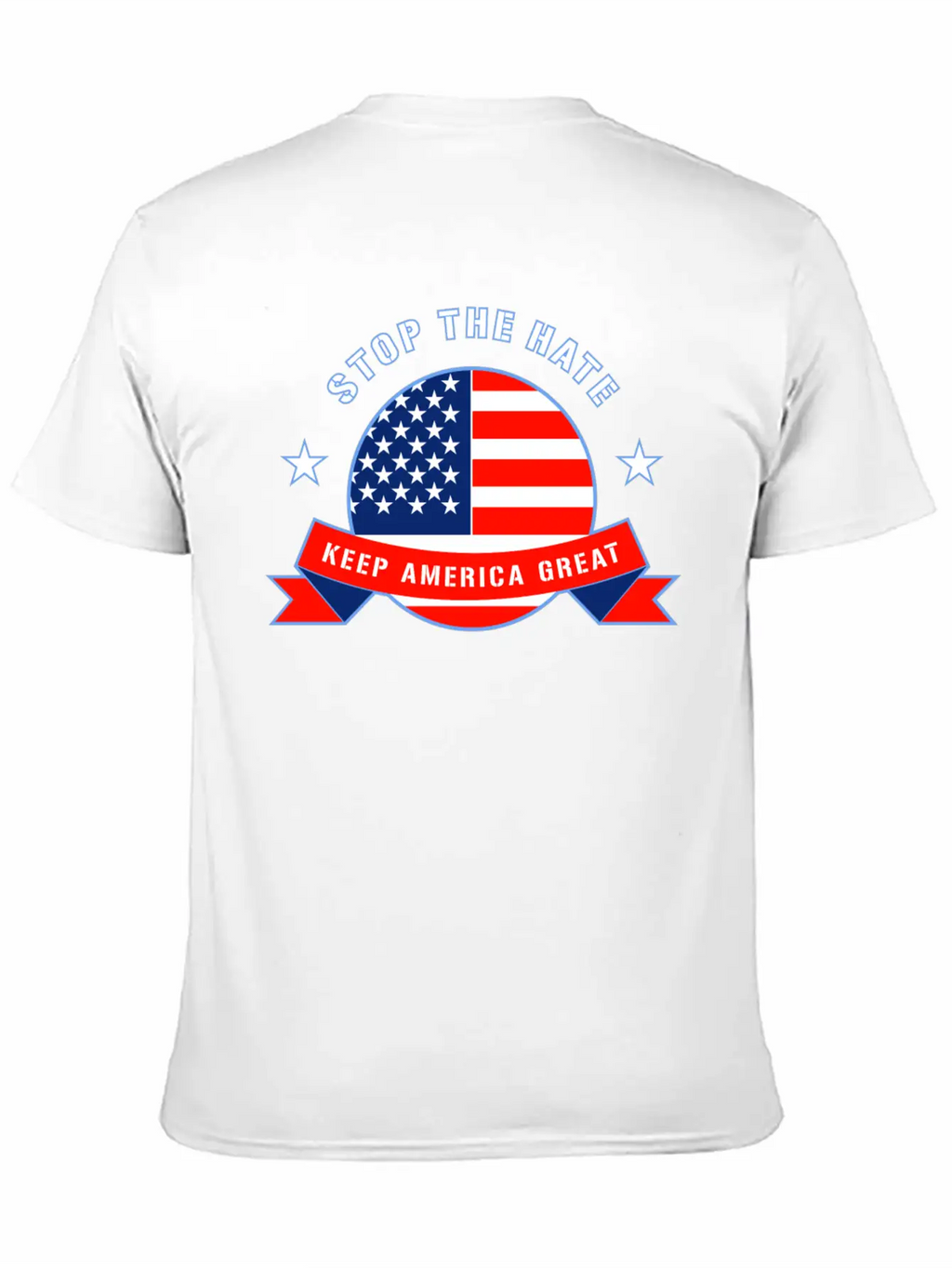 Stop The Hate Unisex Short Sleeve Soft Cotton T-Shirt – Casual Everyday Wear