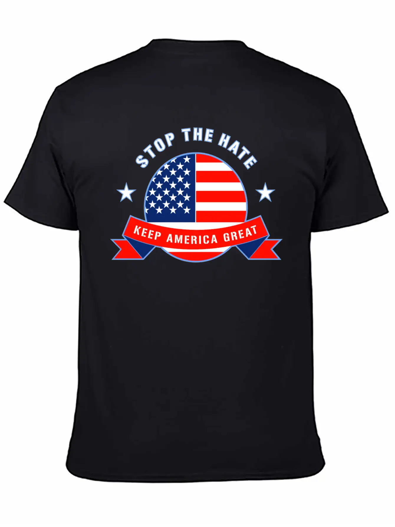 Stop The Hate Unisex Short Sleeve Soft Cotton T-Shirt – Casual Everyday Wear
