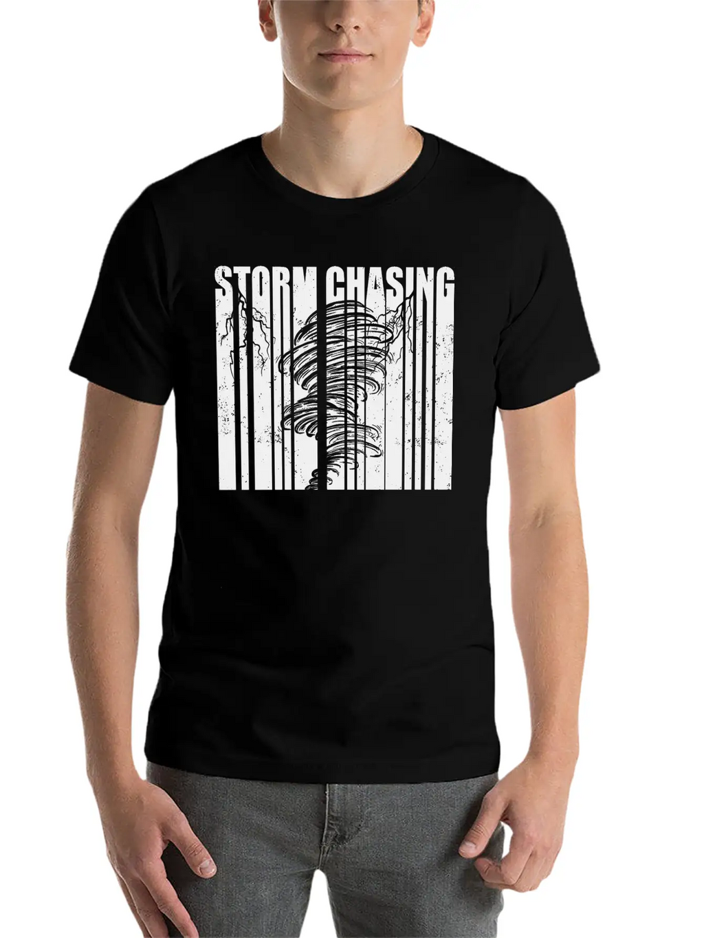 Storm Chaser Gifts | Tornado Storm Spotter Hobby Casual Graphic T-Shirt – Simple And Comfortable Daily Wear
