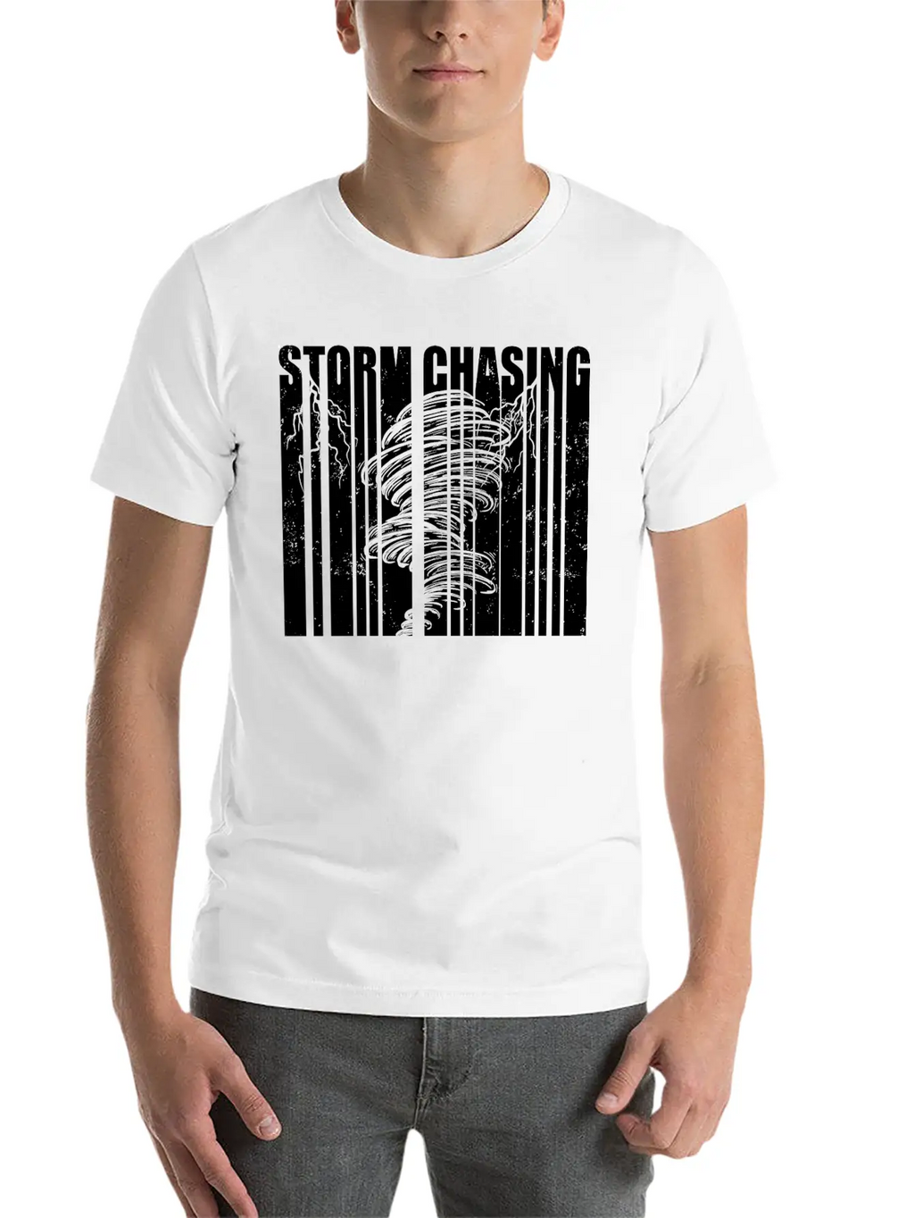 Storm Chaser Gifts | Tornado Storm Spotter Hobby Casual Graphic T-Shirt – Simple And Comfortable Daily Wear
