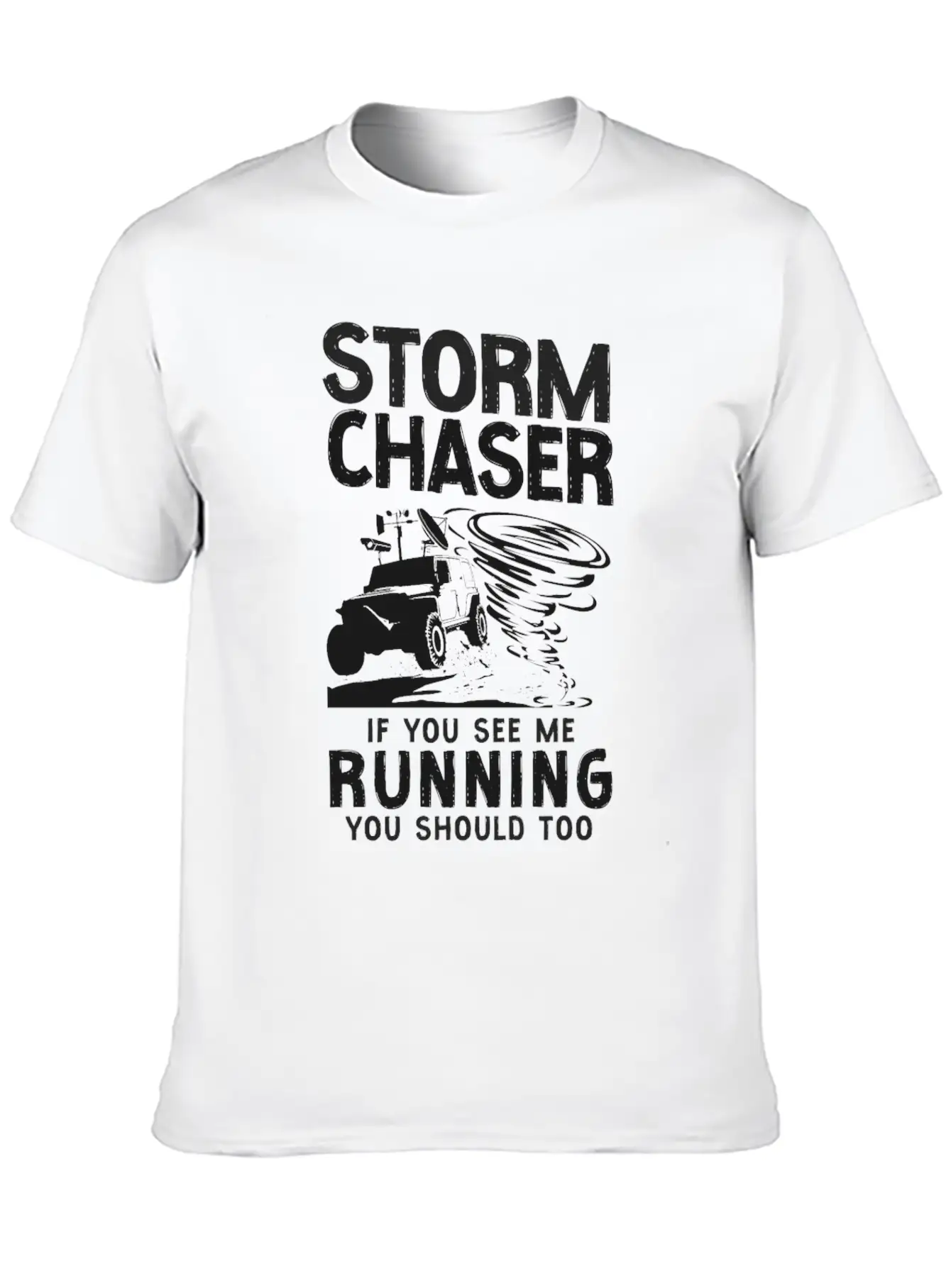 Storm Chaser Hurricane Meteorology Stylish Everyday T-Shirt – Unisex Basic Cotton Tee