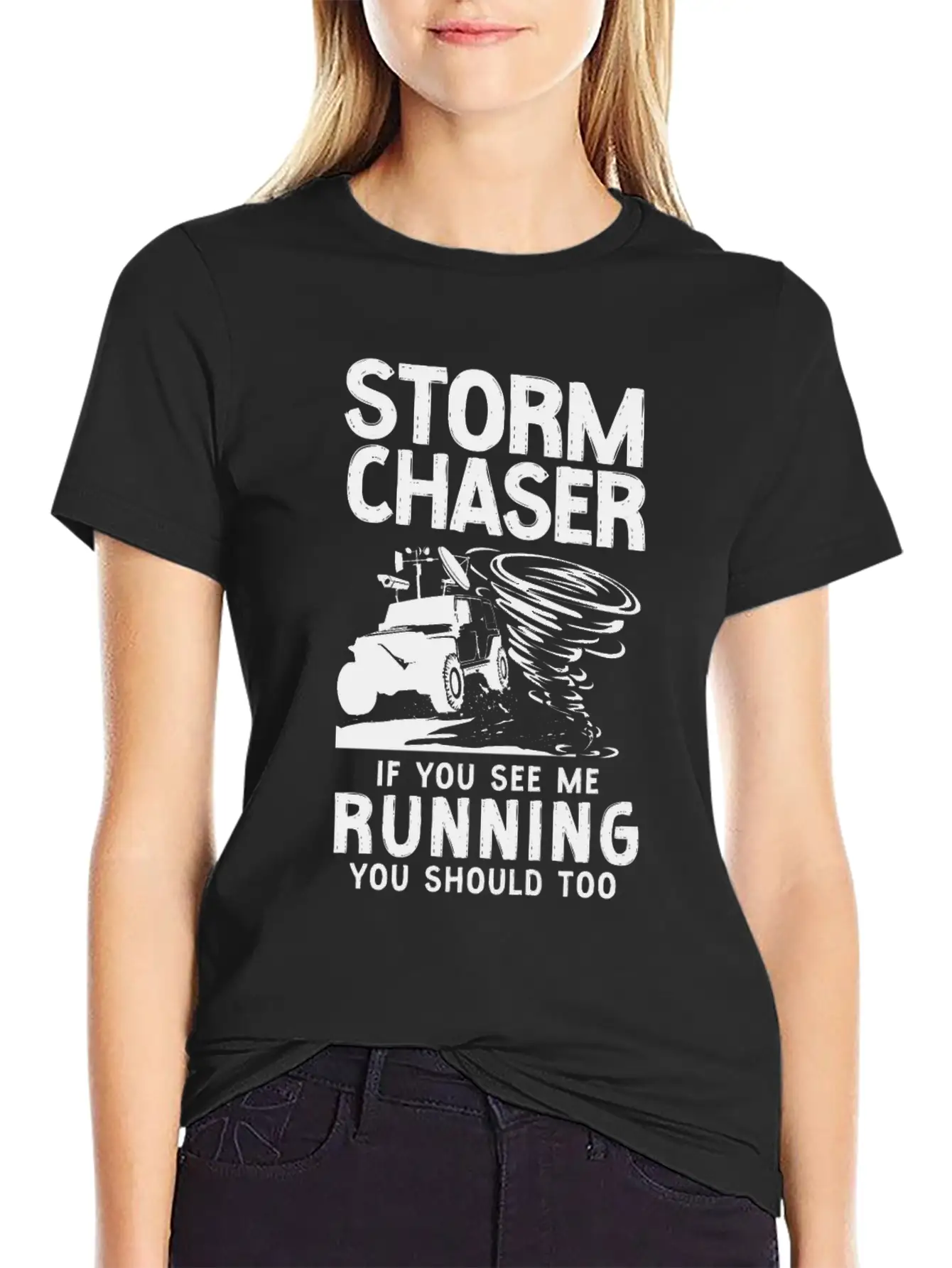 Storm Chaser Hurricane Meteorology Stylish Everyday T-Shirt – Unisex Basic Cotton Tee
