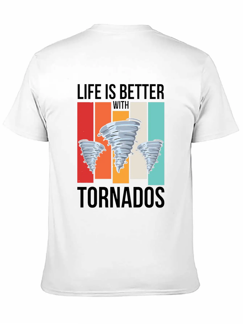 Storm Chasing Design For A Tornado Chaser Casual Graphic T-Shirt – Simple And Comfortable Daily Wear