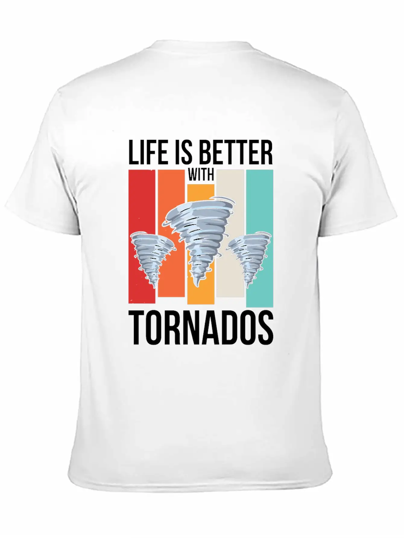 Storm Chasing Design For A Tornado Chaser Casual Graphic T-Shirt – Simple And Comfortable Daily Wear