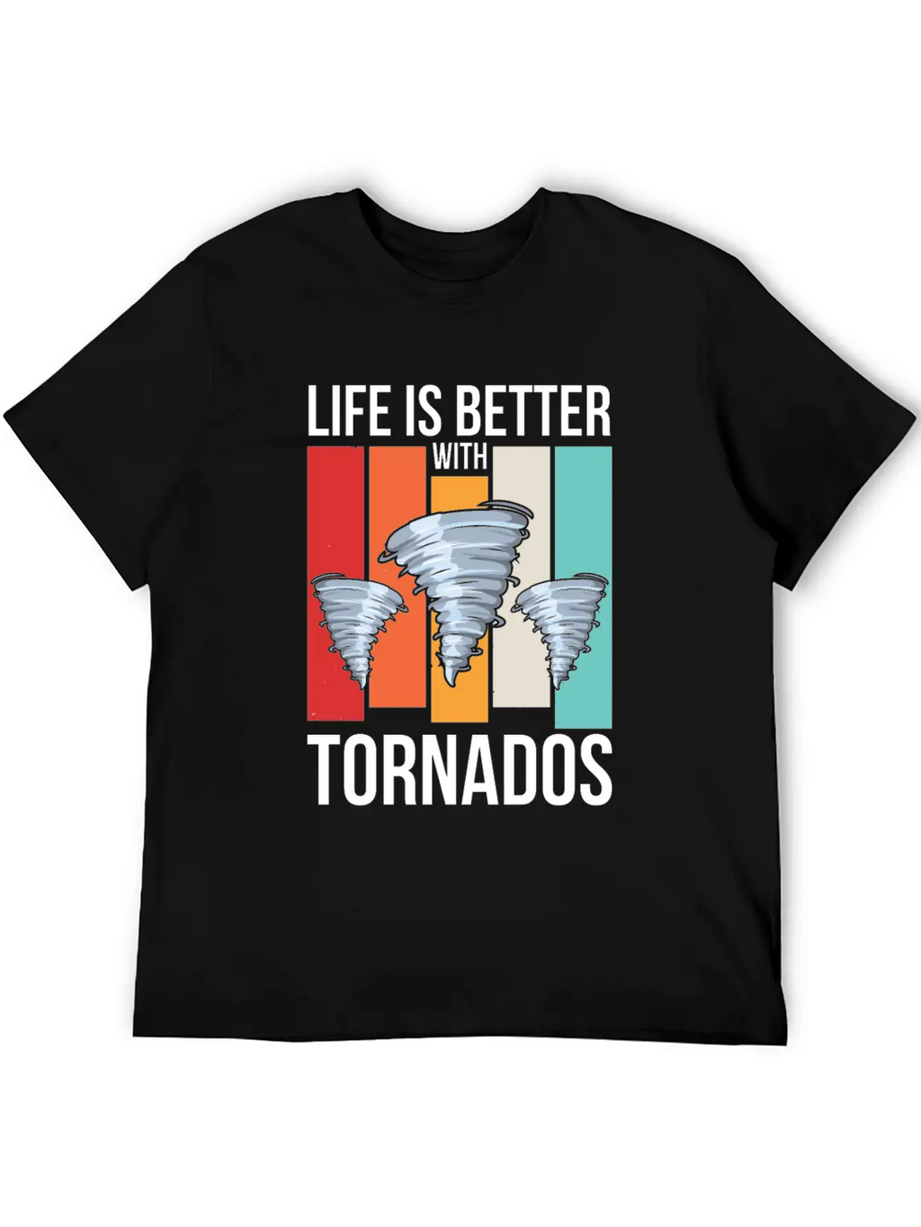 Storm Chasing Design For A Tornado Chaser Casual Graphic T-Shirt – Simple And Comfortable Daily Wear