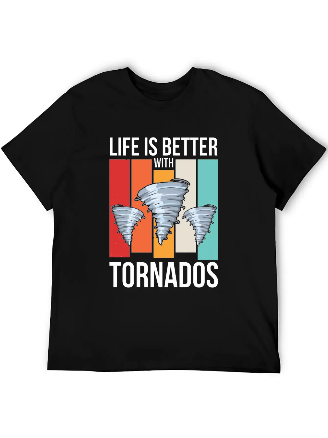 Storm Chasing Design For A Tornado Chaser Casual Graphic T-Shirt – Simple And Comfortable Daily Wear