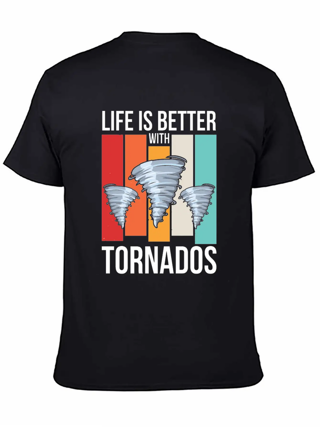 Storm Chasing Design For A Tornado Chaser Casual Graphic T-Shirt – Simple And Comfortable Daily Wear