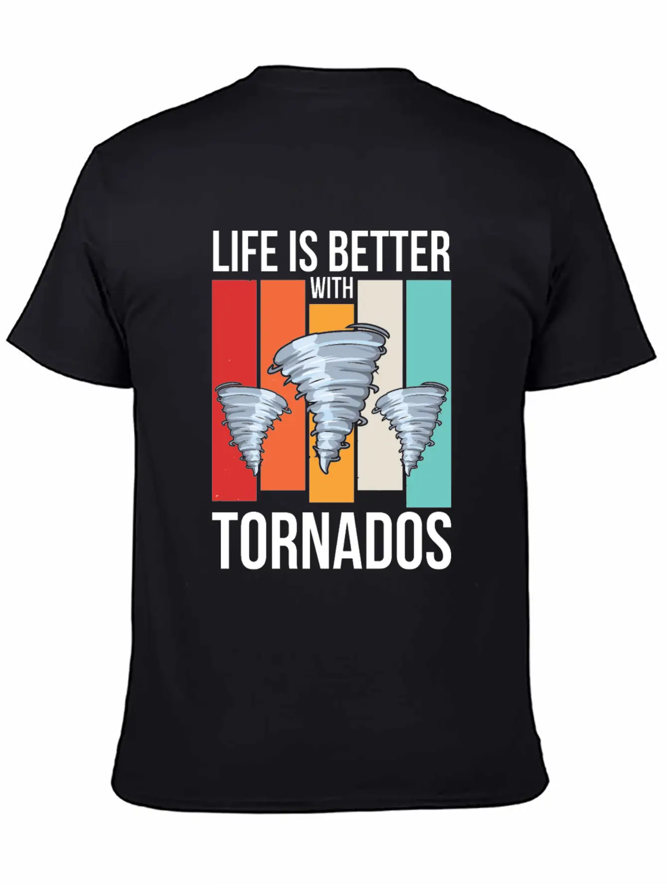 Storm Chasing Design For A Tornado Chaser Casual Graphic T-Shirt – Simple And Comfortable Daily Wear