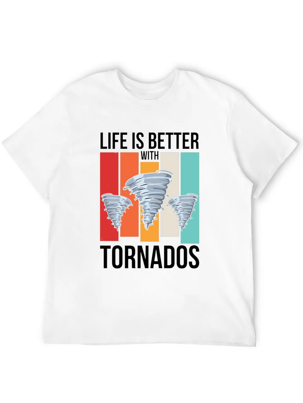 Storm Chasing Design For A Tornado Chaser Casual Graphic T-Shirt – Simple And Comfortable Daily Wear