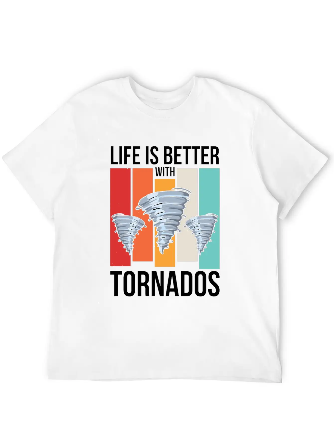 Storm Chasing Design For A Tornado Chaser Casual Graphic T-Shirt – Simple And Comfortable Daily Wear