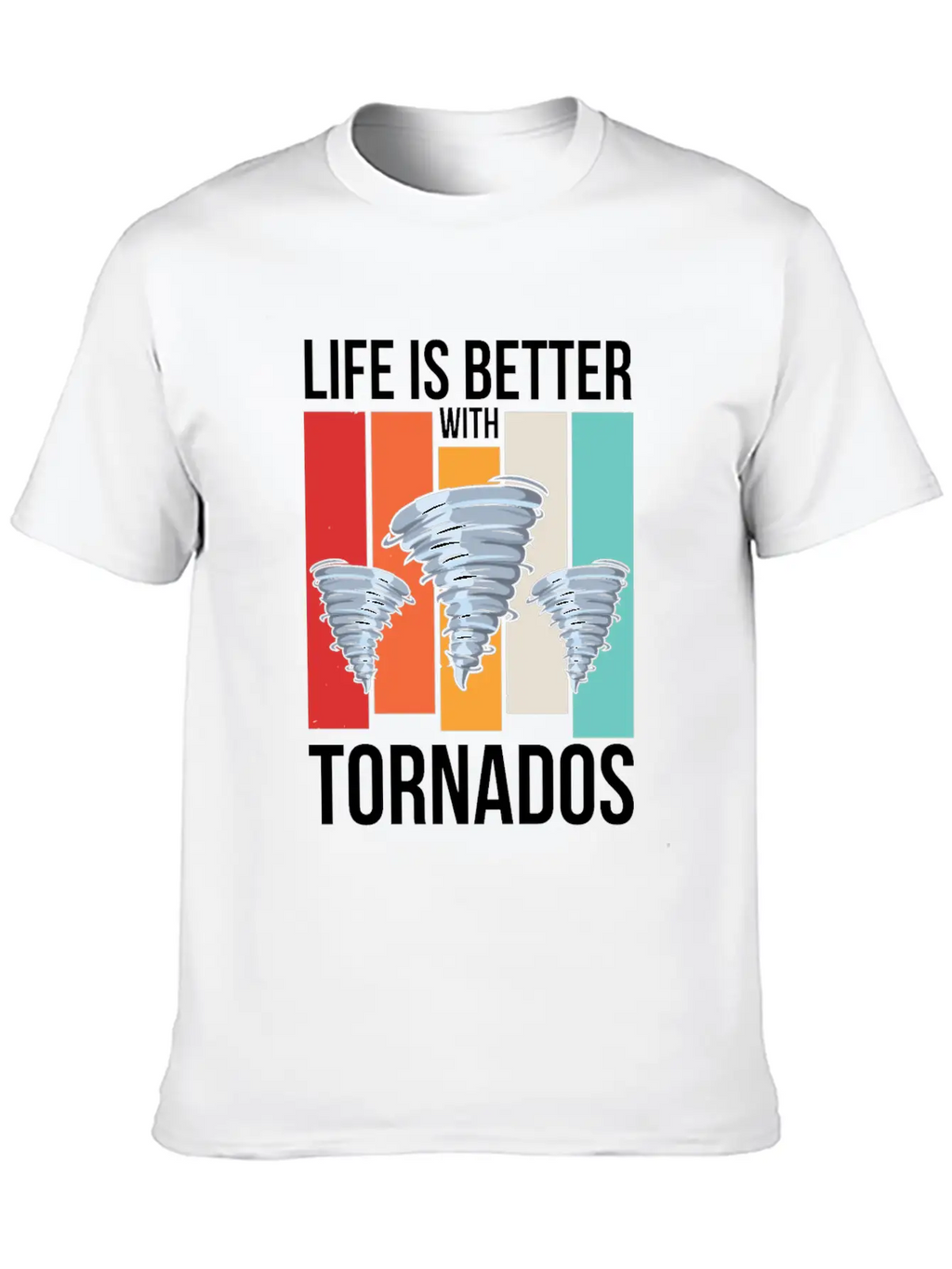 Storm Chasing Design For A Tornado Chaser Casual Graphic T-Shirt – Simple And Comfortable Daily Wear