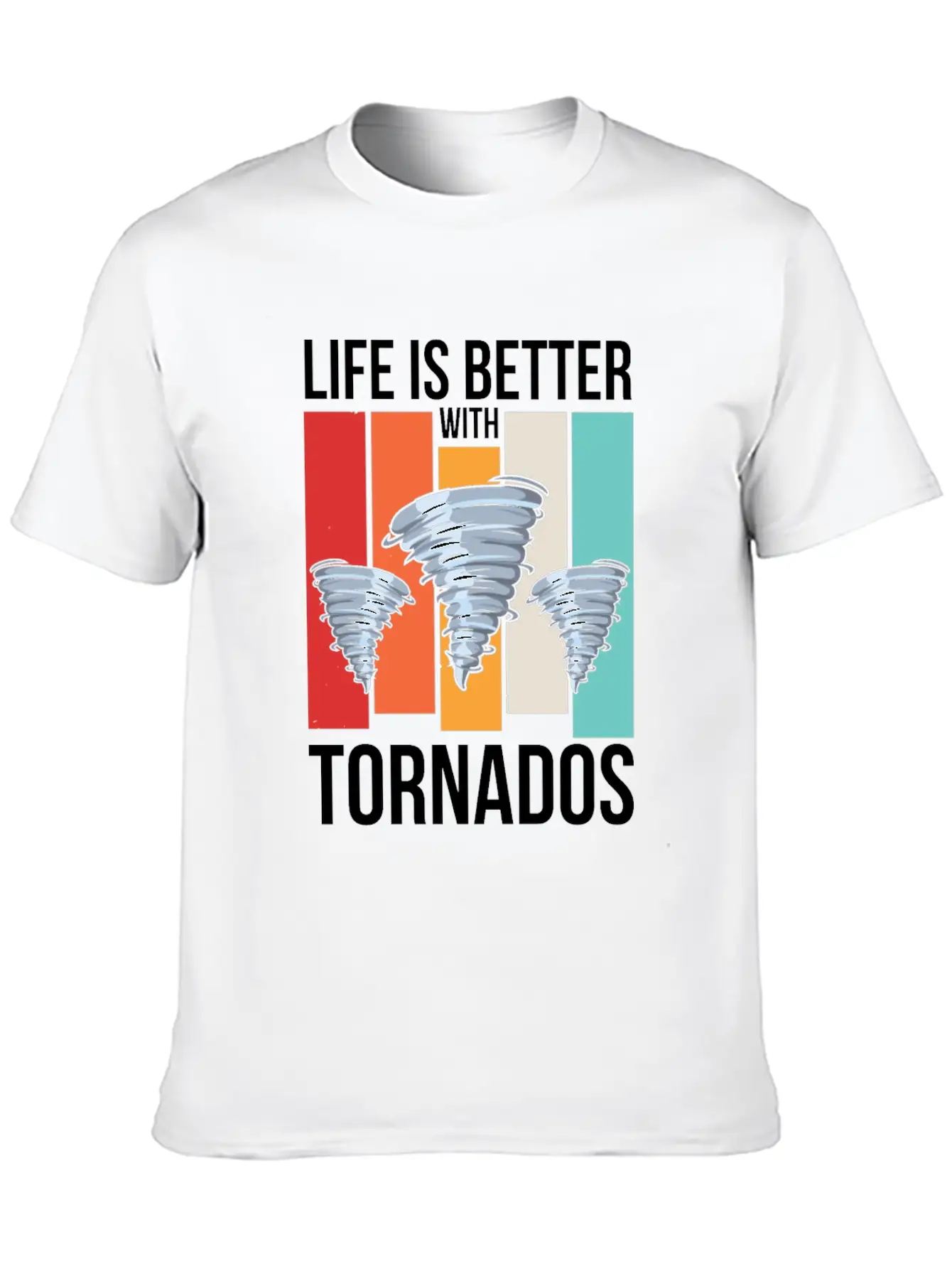 Storm Chasing Design For A Tornado Chaser Casual Graphic T-Shirt – Simple And Comfortable Daily Wear