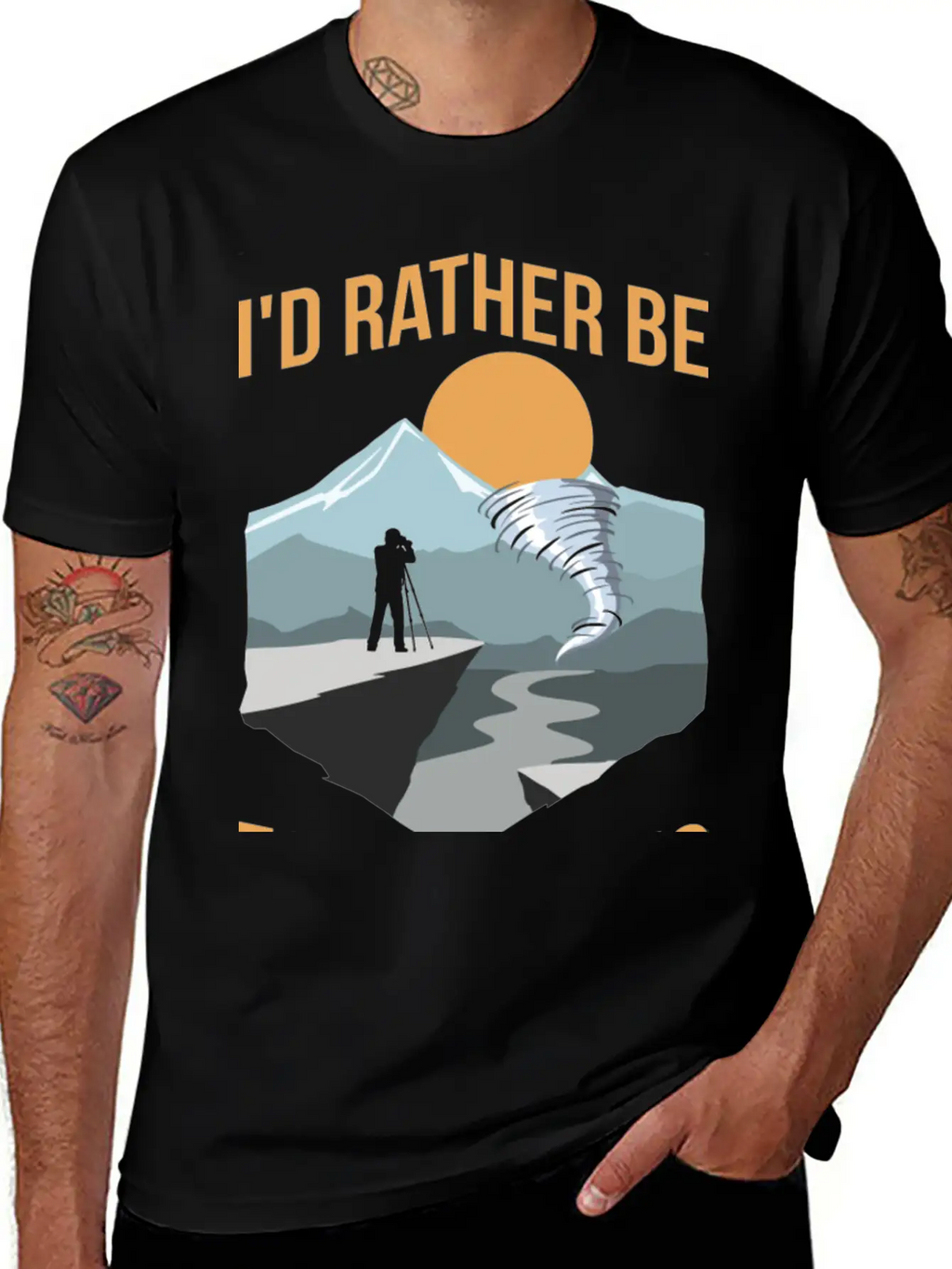Storm Chasing Quote For A Storm Hunter Unisex Casual T-Shirt – Clean Design For Daily Comfort