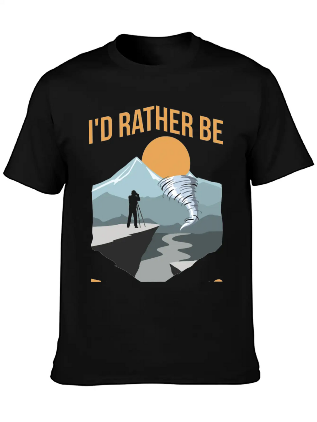 Storm Chasing Quote For A Storm Hunter Unisex Casual T-Shirt – Clean Design For Daily Comfort