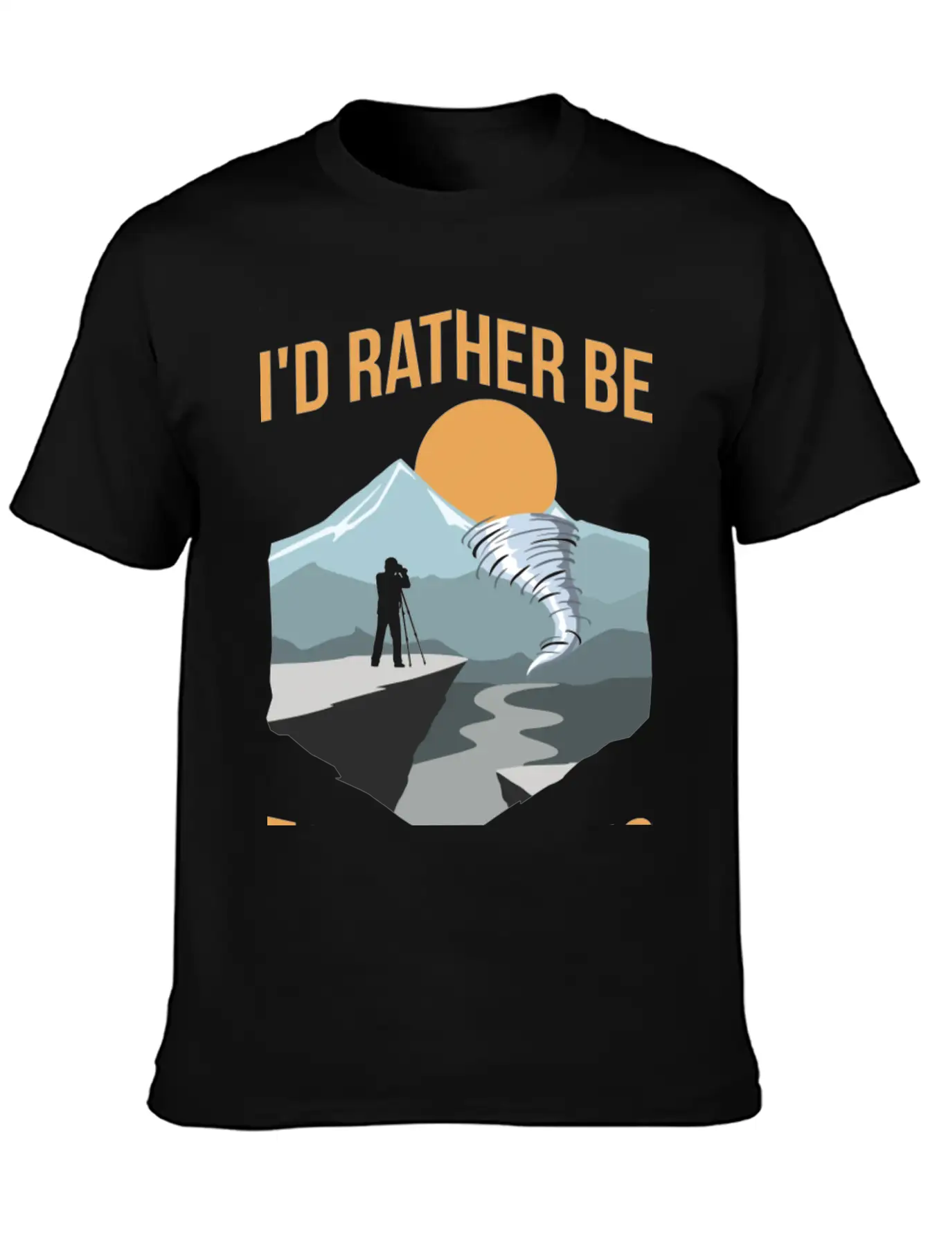 Storm Chasing Quote For A Storm Hunter Unisex Casual T-Shirt – Clean Design For Daily Comfort