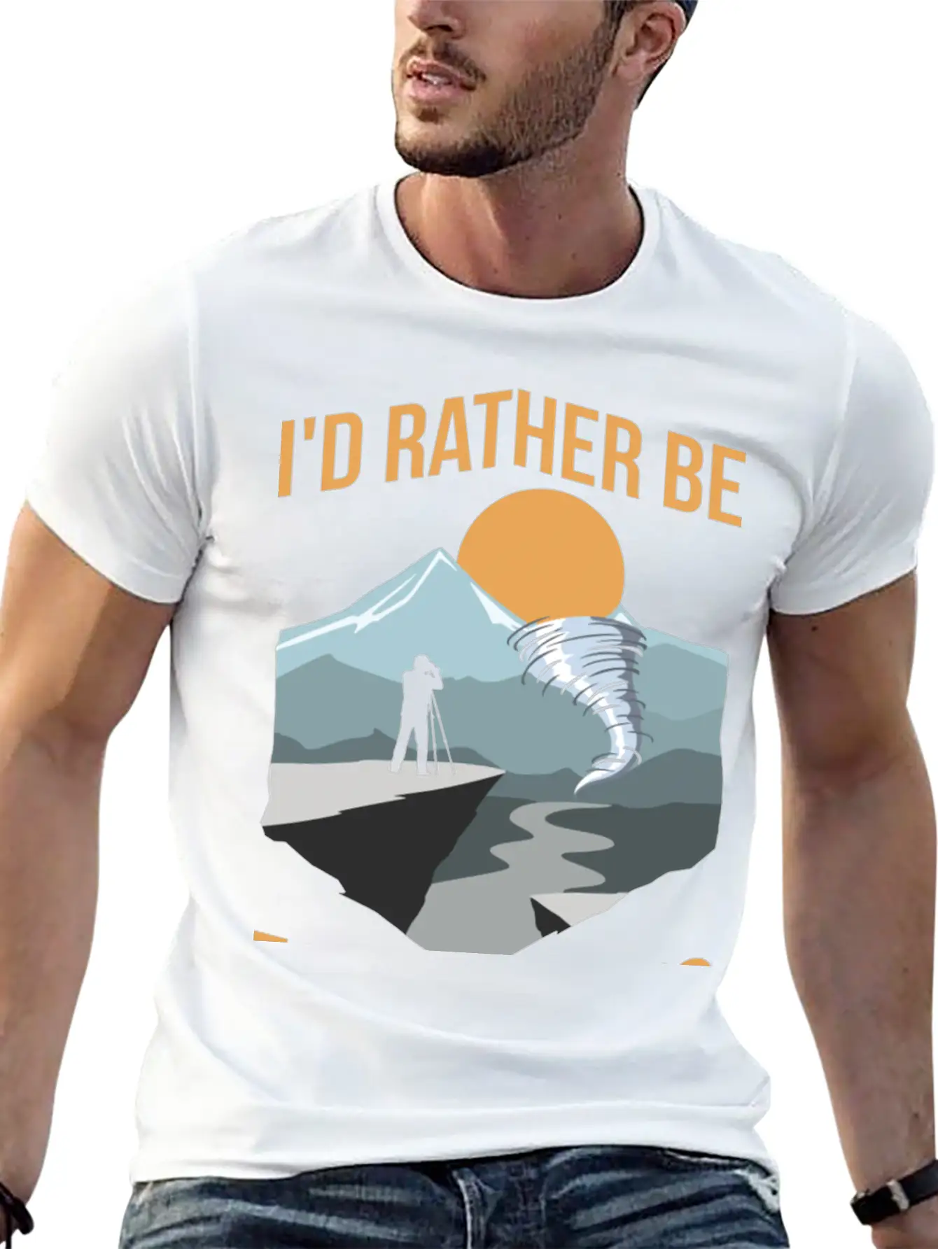 Storm Chasing Quote For A Storm Hunter Unisex Casual T-Shirt – Clean Design For Daily Comfort