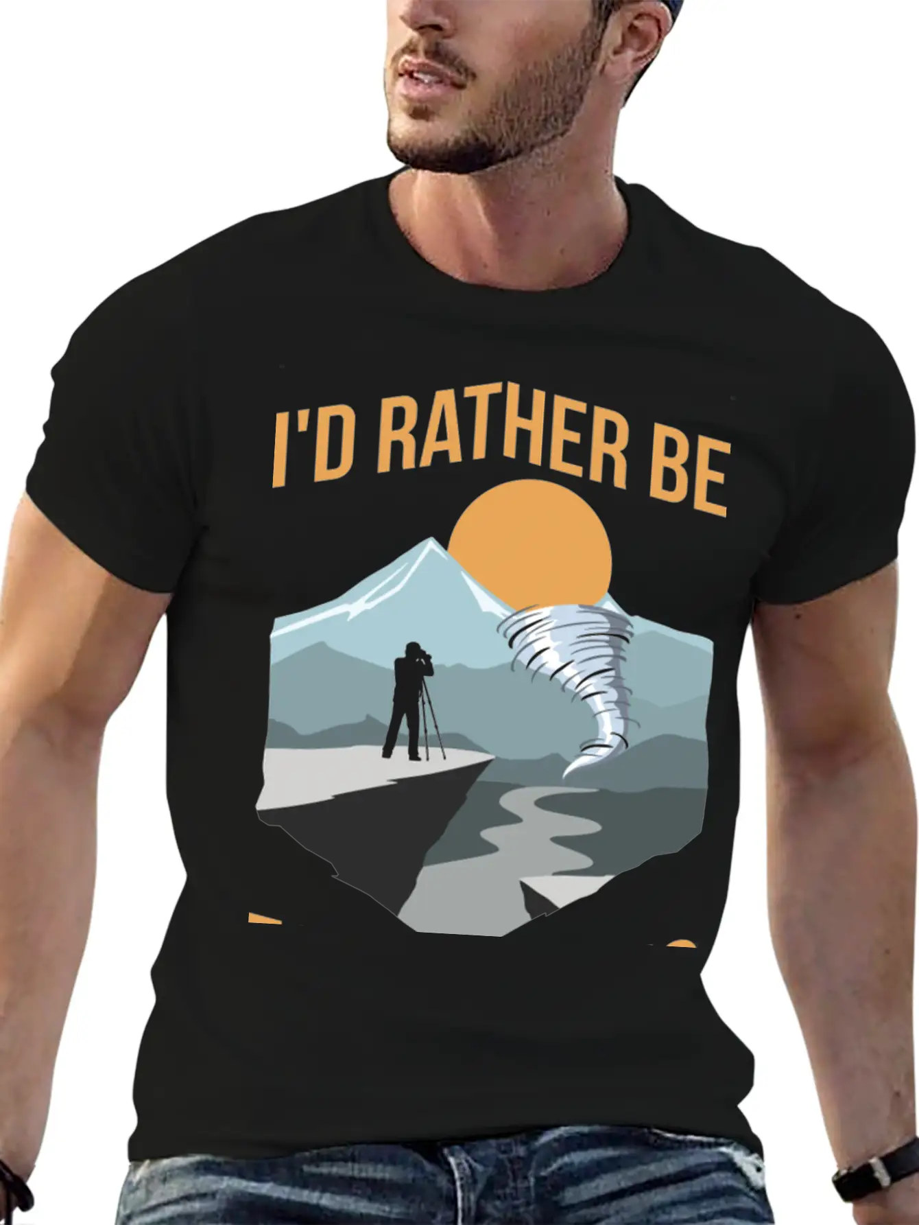 Storm Chasing Quote For A Storm Hunter Unisex Casual T-Shirt – Clean Design For Daily Comfort