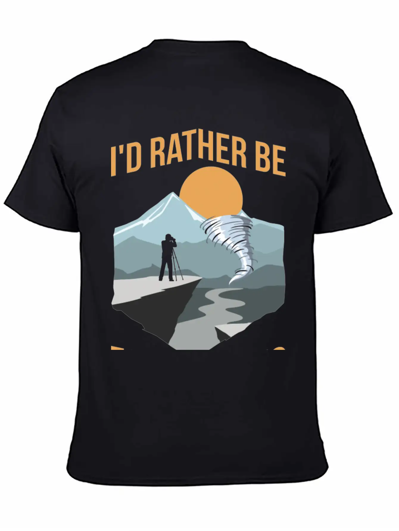 Storm Chasing Quote For A Storm Hunter Unisex Casual T-Shirt – Clean Design For Daily Comfort