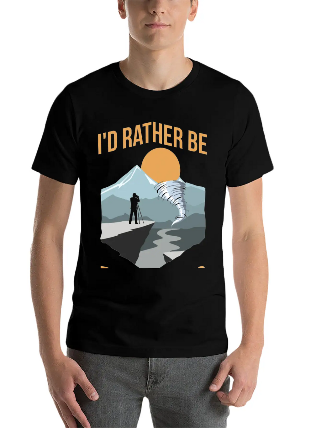 Storm Chasing Quote For A Storm Hunter Unisex Casual T-Shirt – Clean Design For Daily Comfort