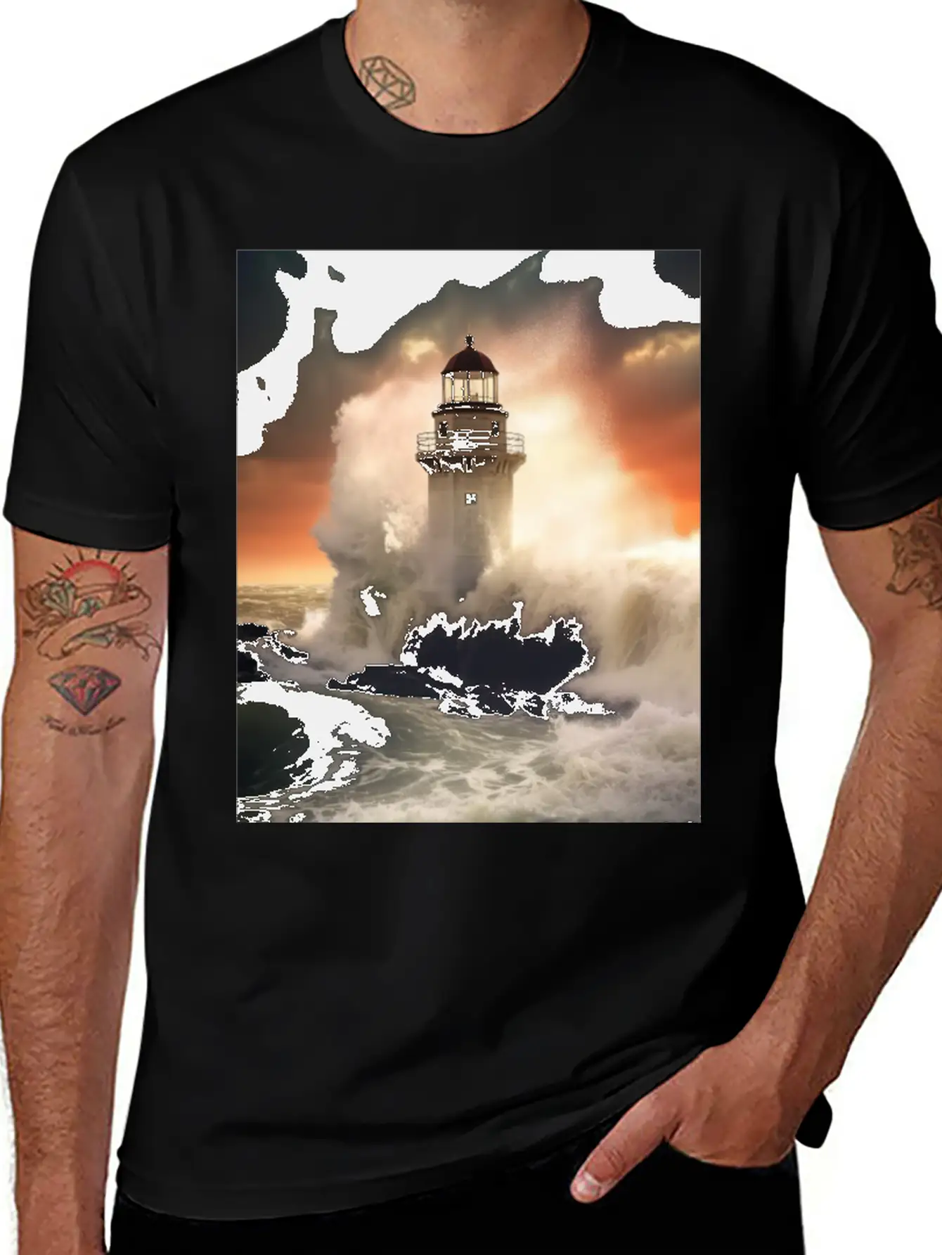 Stormwatch Spire Unisex Short Sleeve Soft Cotton T-Shirt – Casual Everyday Wear