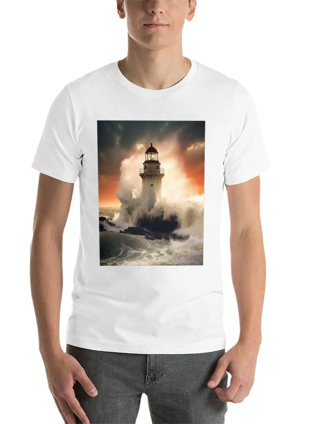 Stormwatch Spire Unisex Short Sleeve Soft Cotton T-Shirt – Casual Everyday Wear