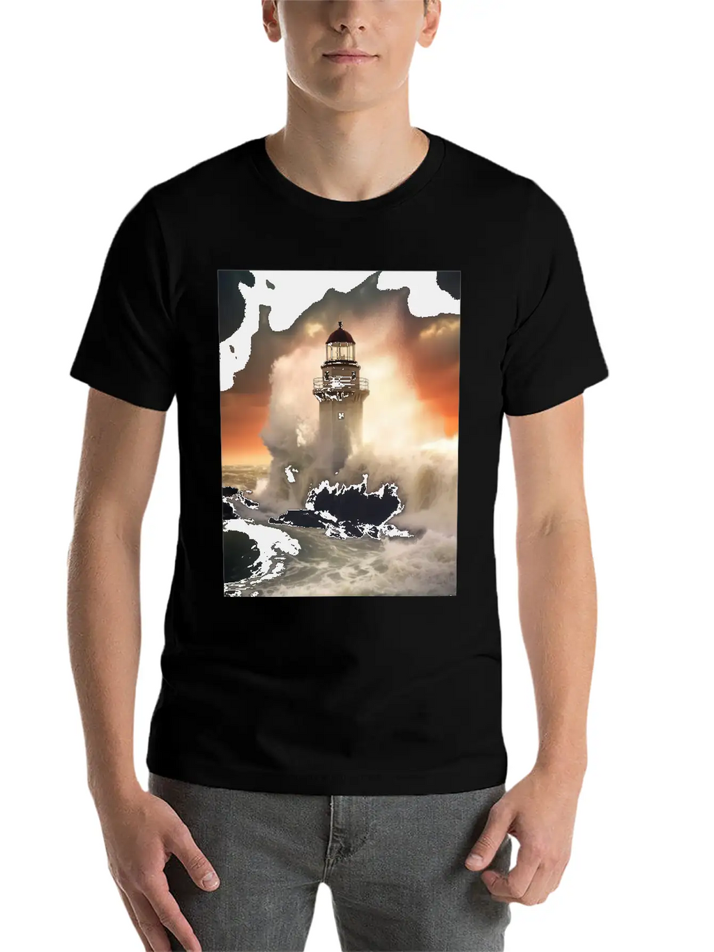 Stormwatch Spire Unisex Short Sleeve Soft Cotton T-Shirt – Casual Everyday Wear