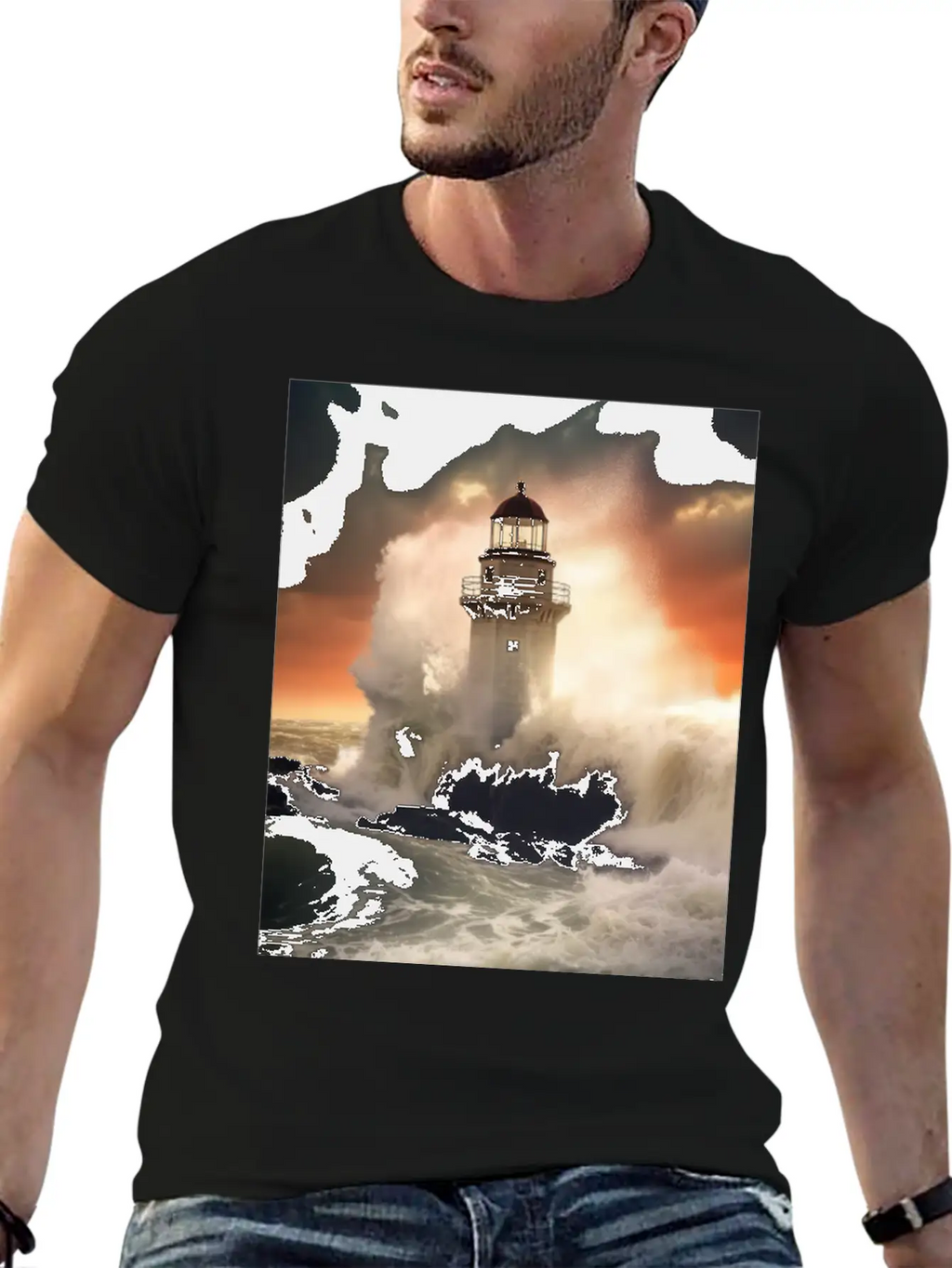 Stormwatch Spire Unisex Short Sleeve Soft Cotton T-Shirt – Casual Everyday Wear