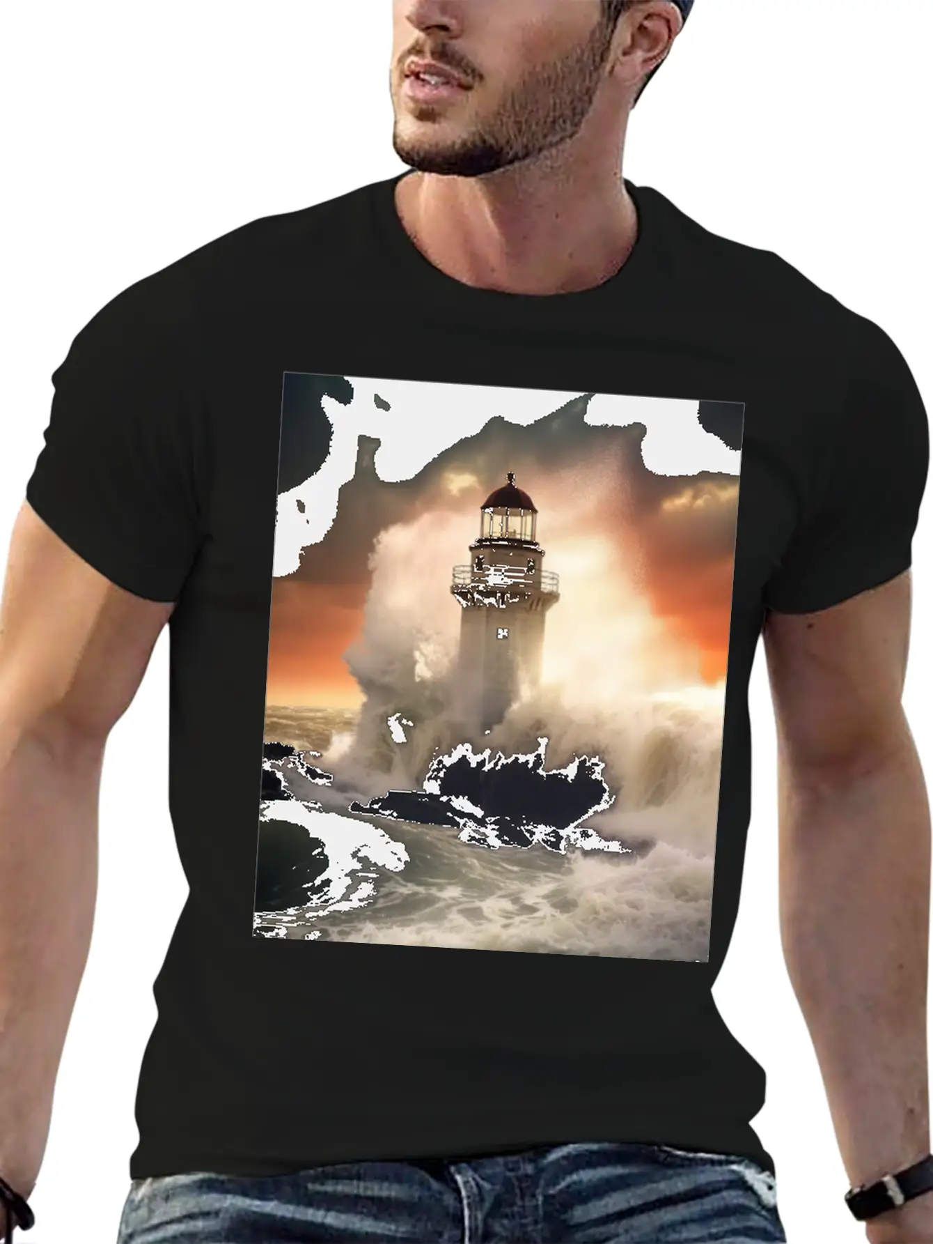 Stormwatch Spire Unisex Short Sleeve Soft Cotton T-Shirt – Casual Everyday Wear
