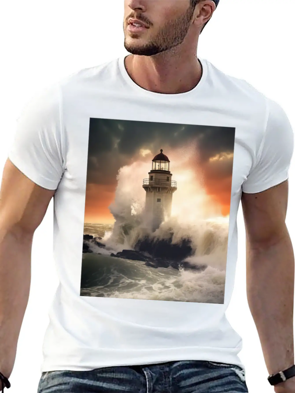 Stormwatch Spire Unisex Short Sleeve Soft Cotton T-Shirt – Casual Everyday Wear